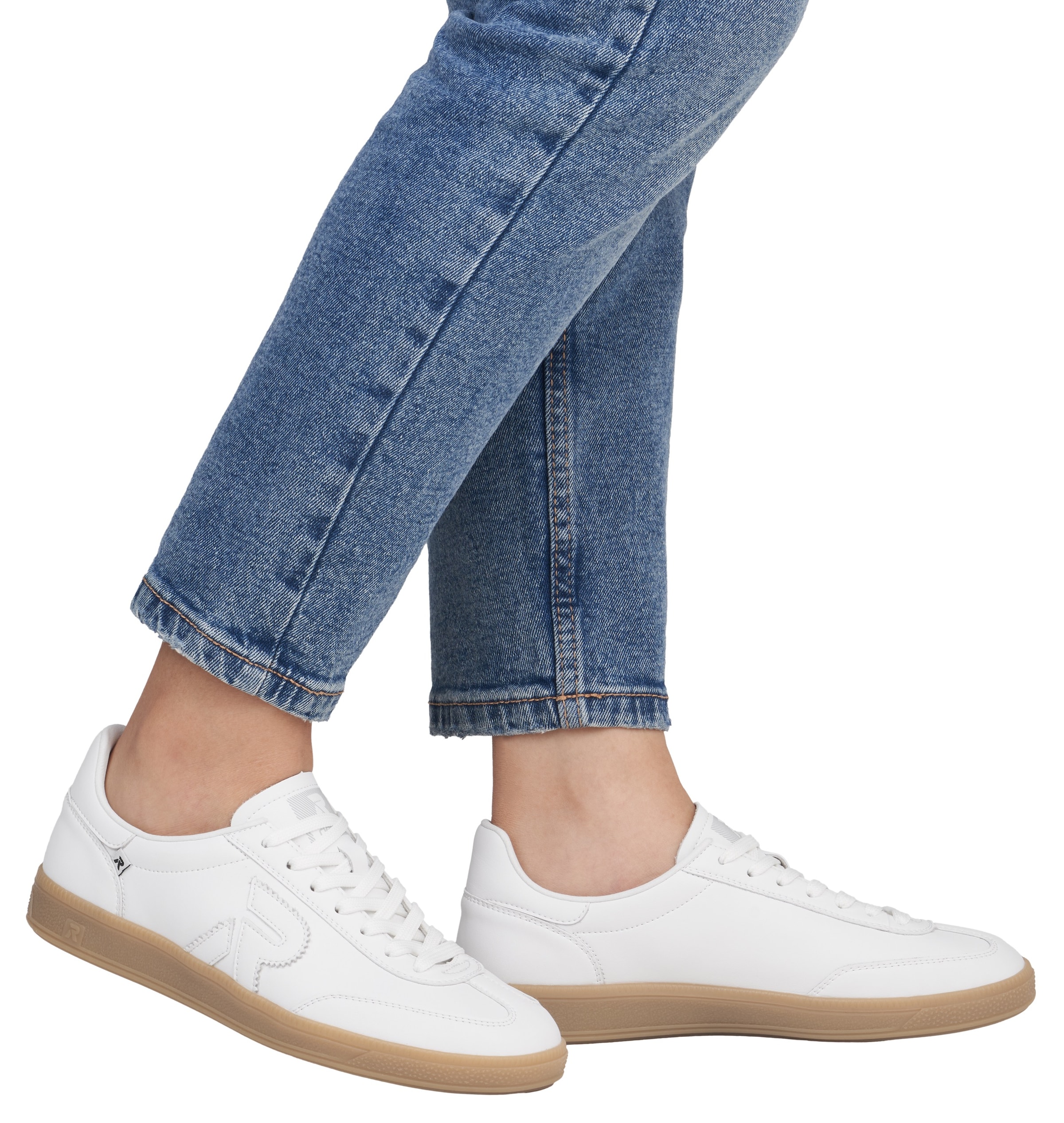 RIEKER Sport Sneaker »San Diego Swing2GO«, Retro-Sneaker, Freizeitschuh, Halbschuh mit herausnehmbarem Fußbett