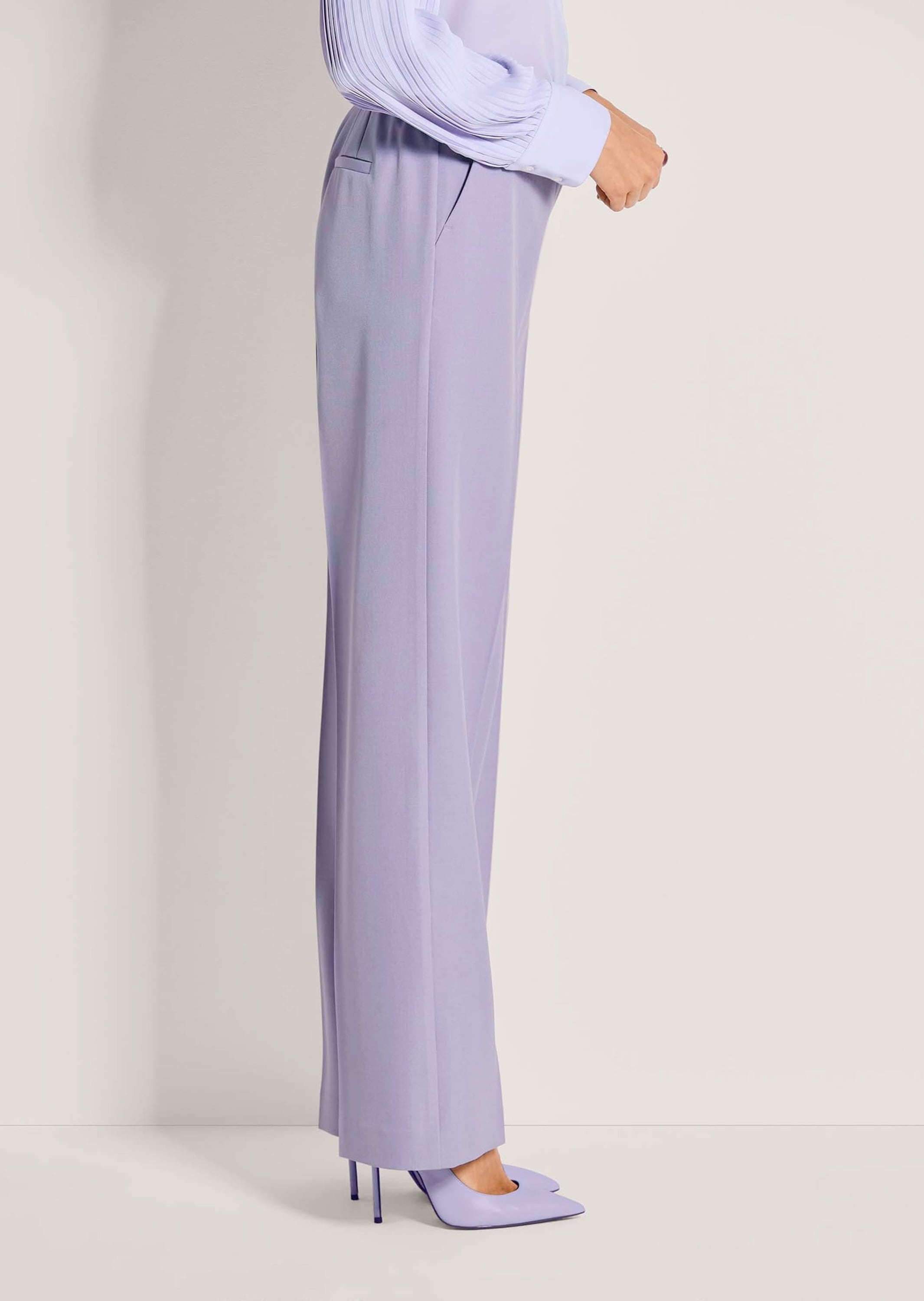 MADELEINE Stoffhose »Bügelfaltenhose Palazzohose mit Teildehnbund«