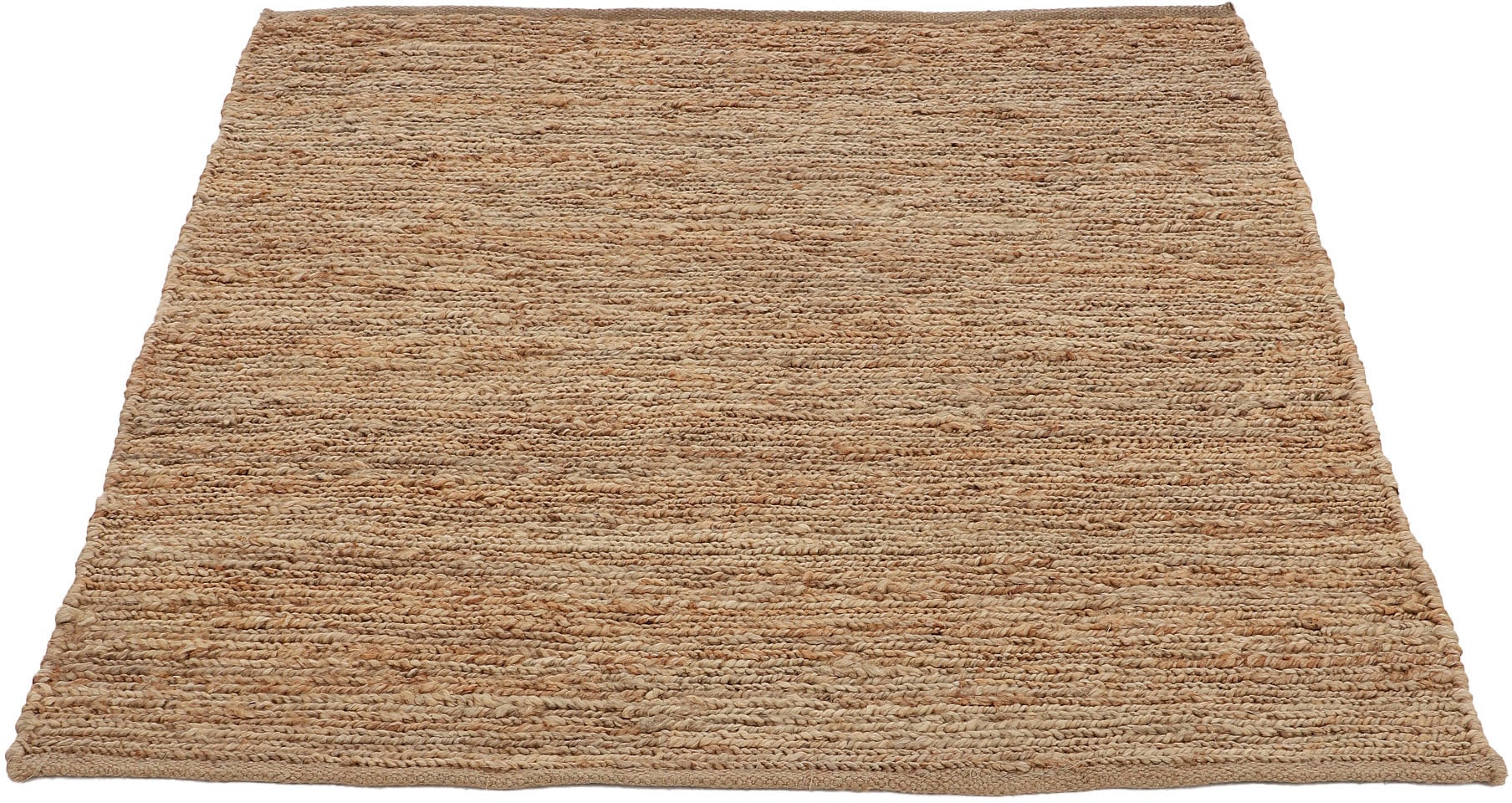 carpetfine Teppich »Nala Juteteppich Naturfaser«, rechteckig, 9 mm Höhe, wendbar, aus 100% Jute, in vielen Größen und Formen, quadratisch, rund