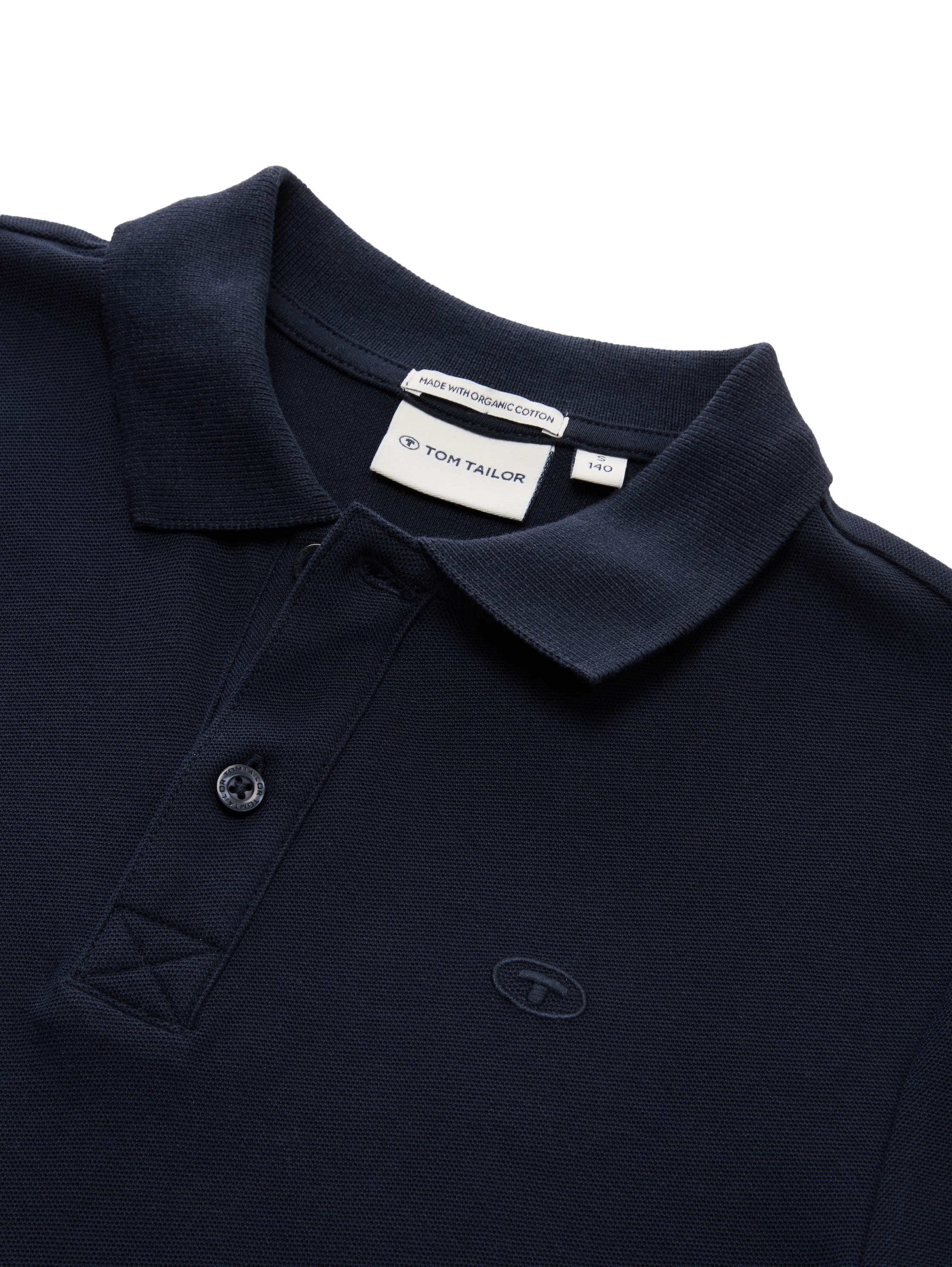 TOM TAILOR Poloshirt, mit Bio-Baumwolle