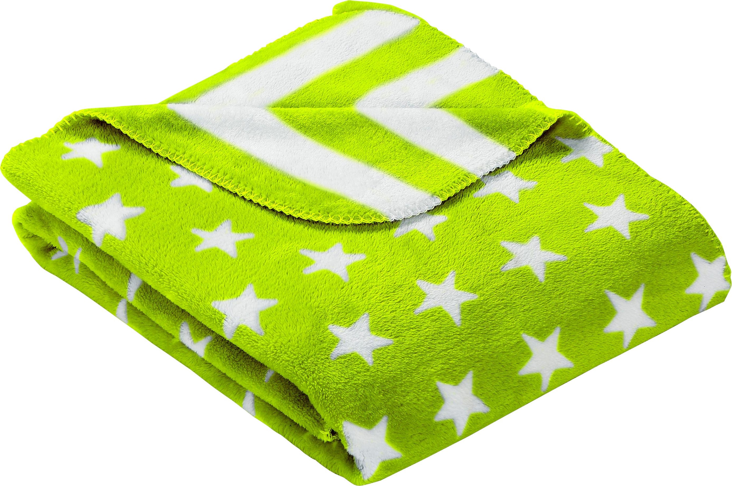 Wohndecke »Stars & Stripes«, in Stern- und Streifenoptik, Kuscheldecke