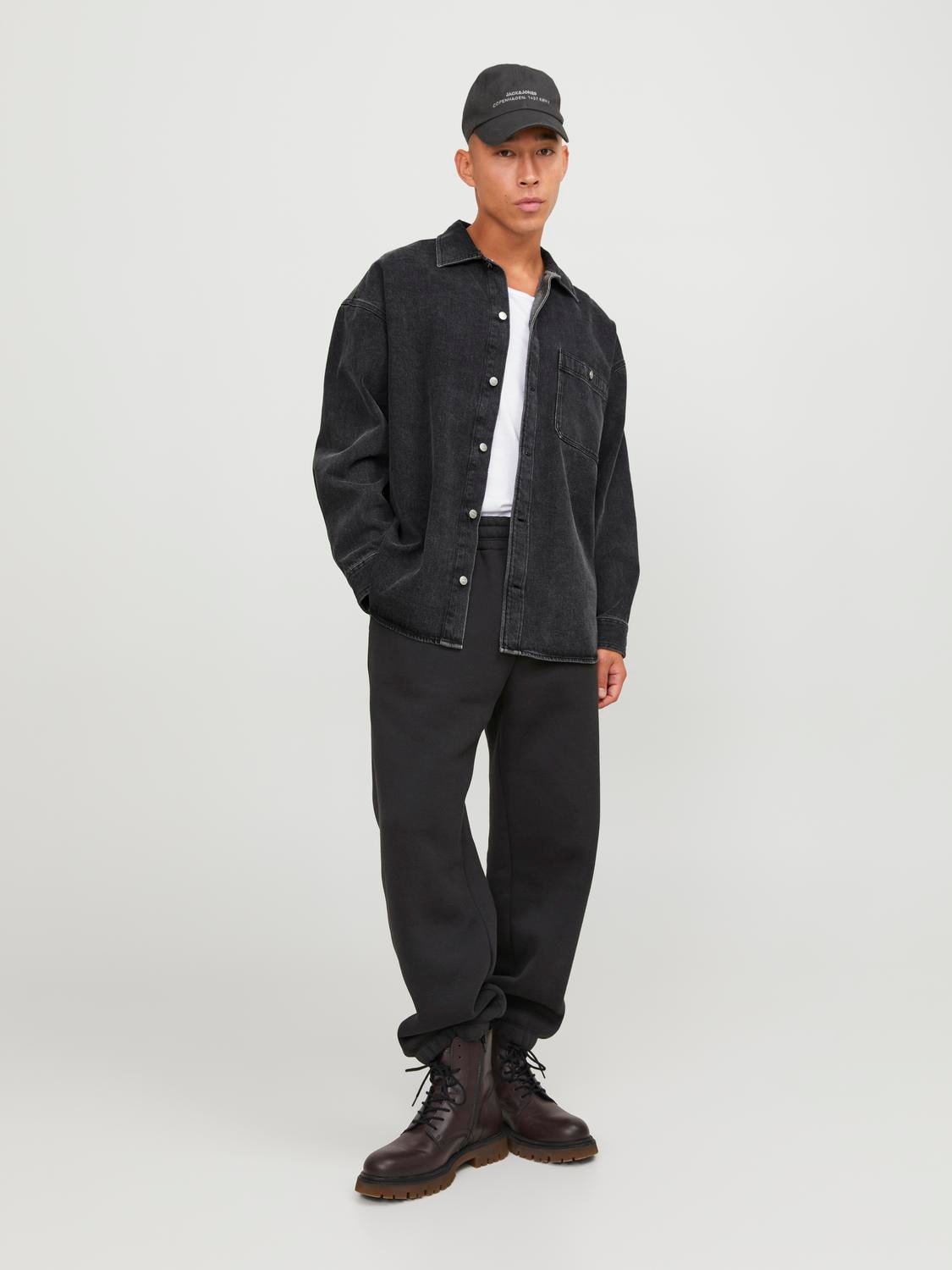 Jack & Jones Langarmhemd »JORSANTORINI DENIM OVERSHIRT LS SN«