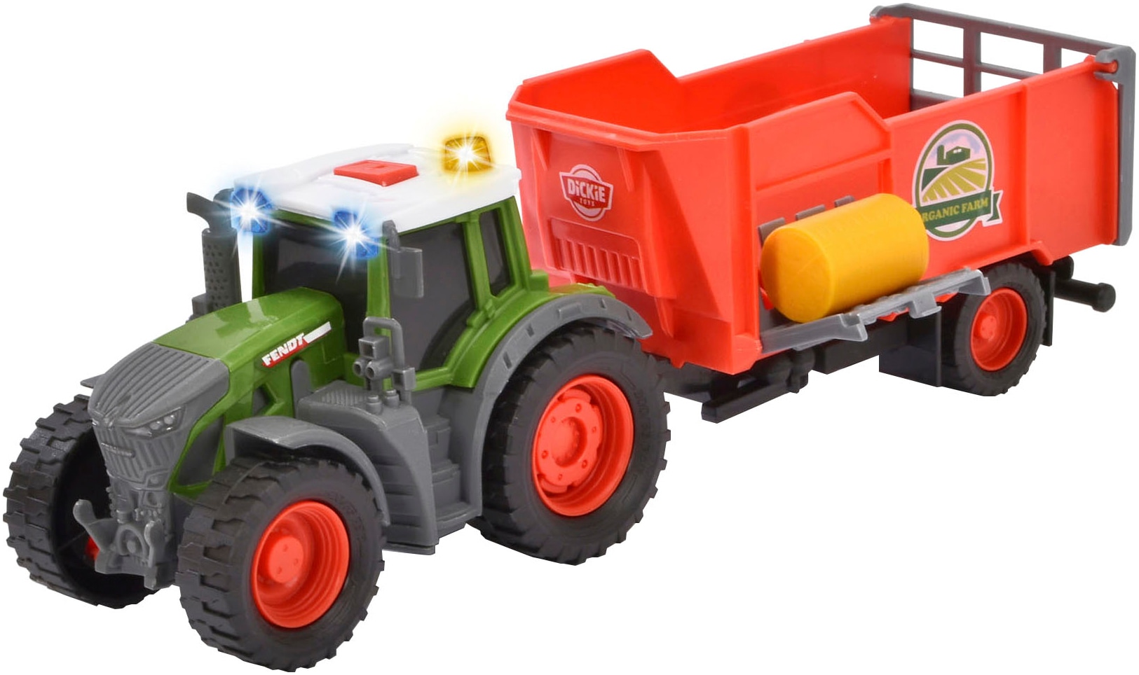Dickie Toys Spielzeug-Traktor »Fendt Farm Trailer«, mit Licht und Sound