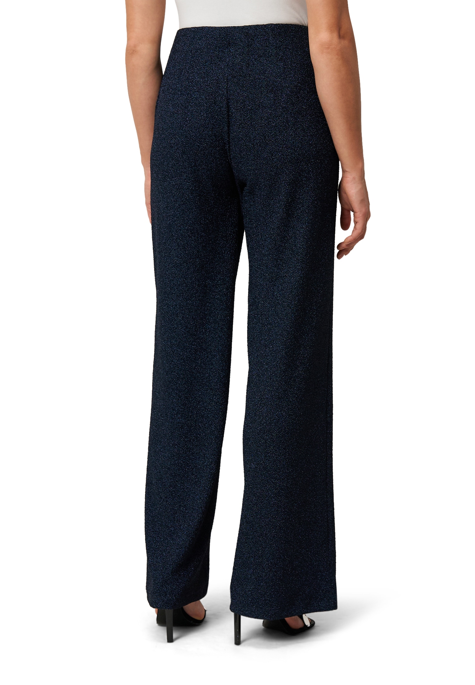 Zero Stoffhose »Stoffhose mit Lurexfaden«