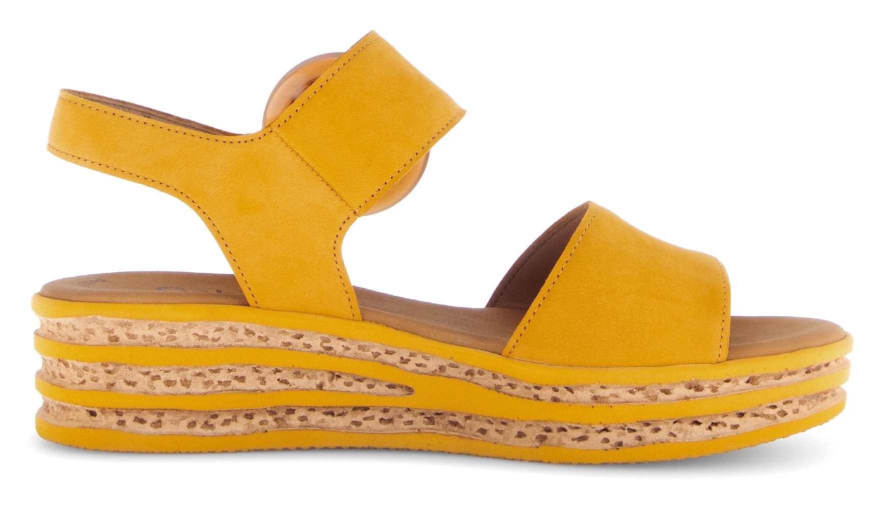 Gabor Keilsandalette, Sommerschuh, Sandale, Keilabsatz, mit großer Zierschnalle