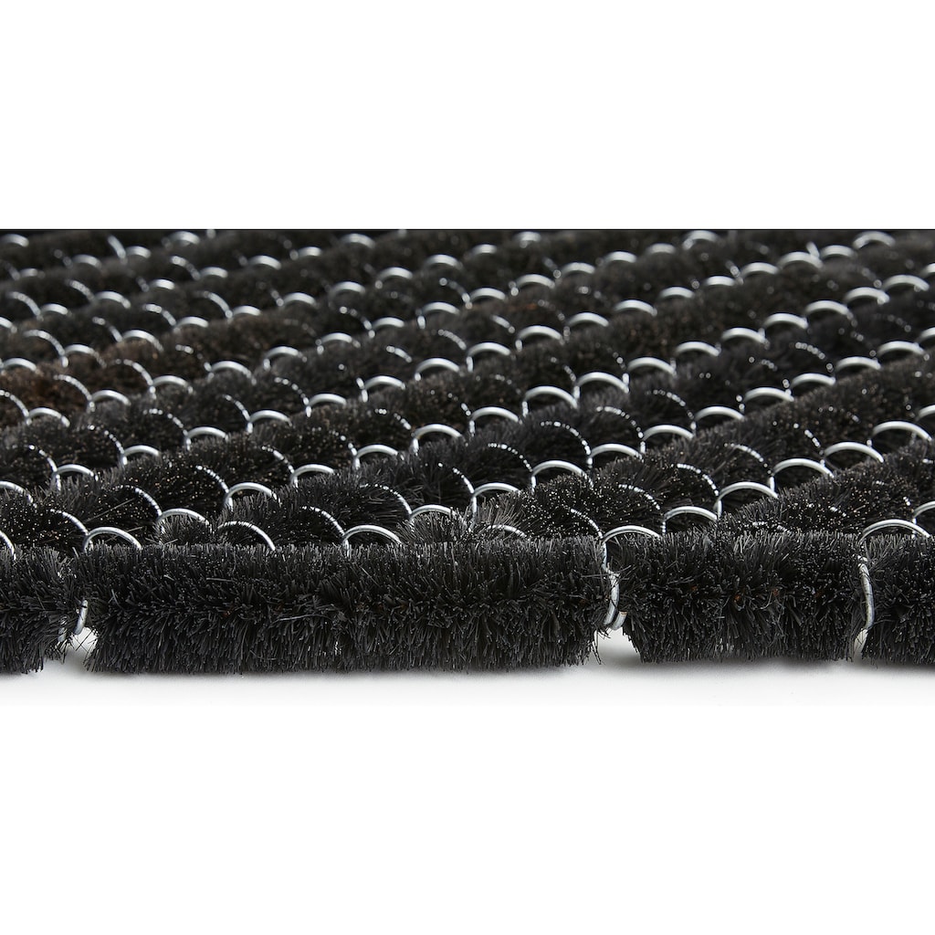 Andiamo Fußmatte »Kokos Drahtgitter«, rechteckig, Schmutzfangmatte, robust & strapazierfähig, In- und Outdoor geeignet
