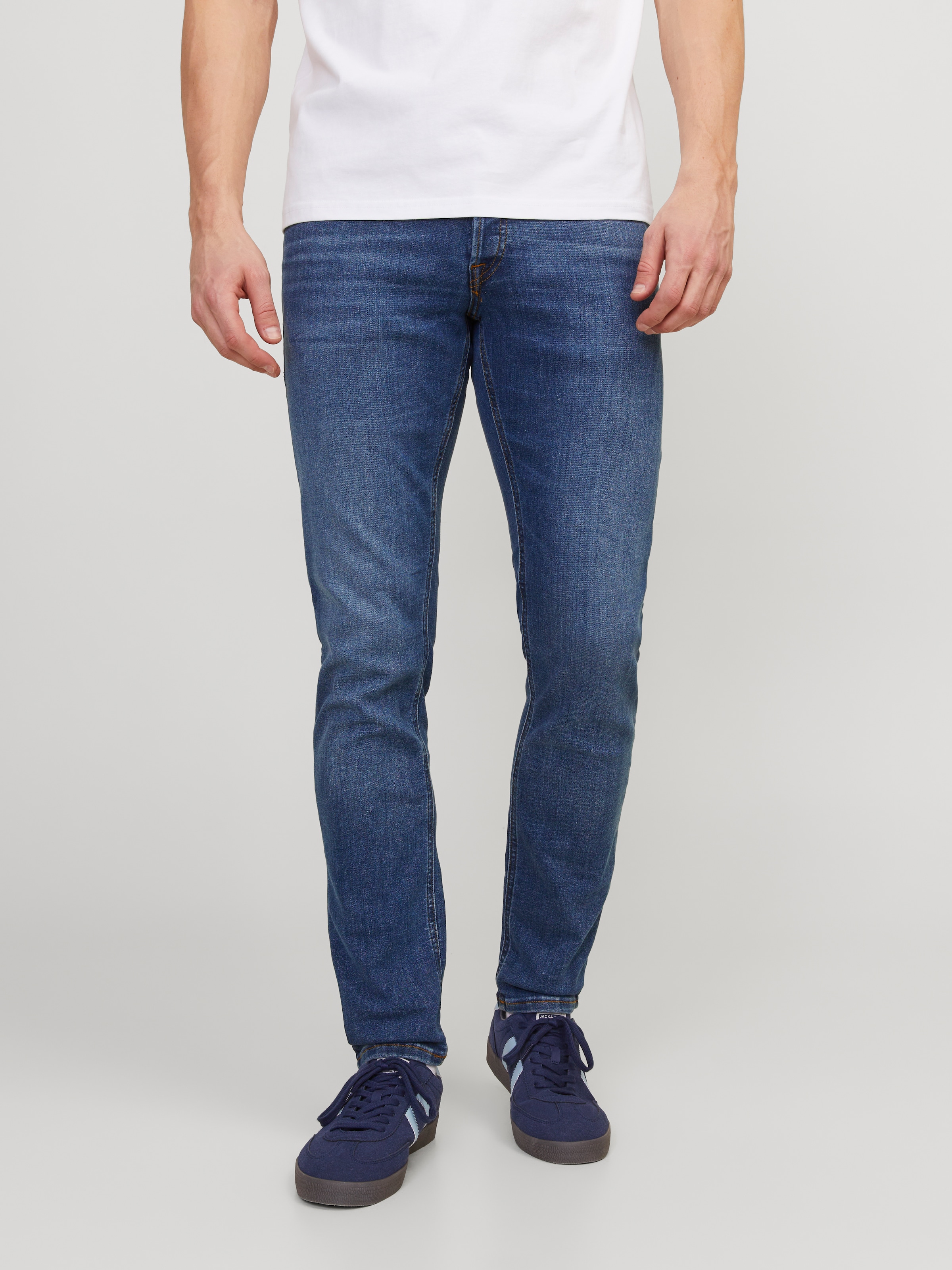 Jack & Jones »JJIGLENN  Slim-Fit mit Stretch und praktischer 5-Pocket-Form« mit Abriebeffekten