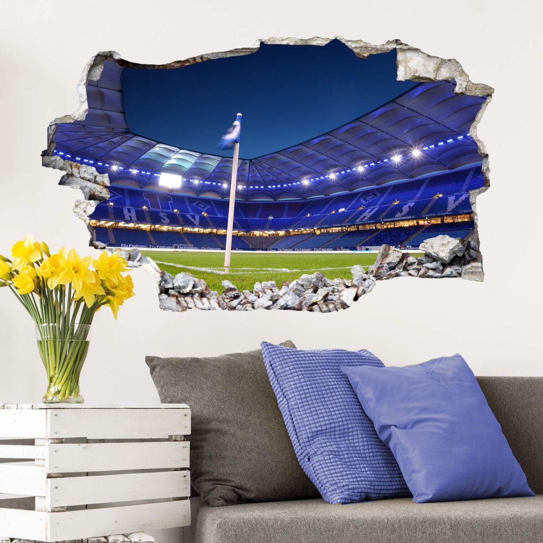 Wall-Art Wandtattoo »3D OTTO Fußball bei (1 St.) HSV kaufen Arena online 02«
