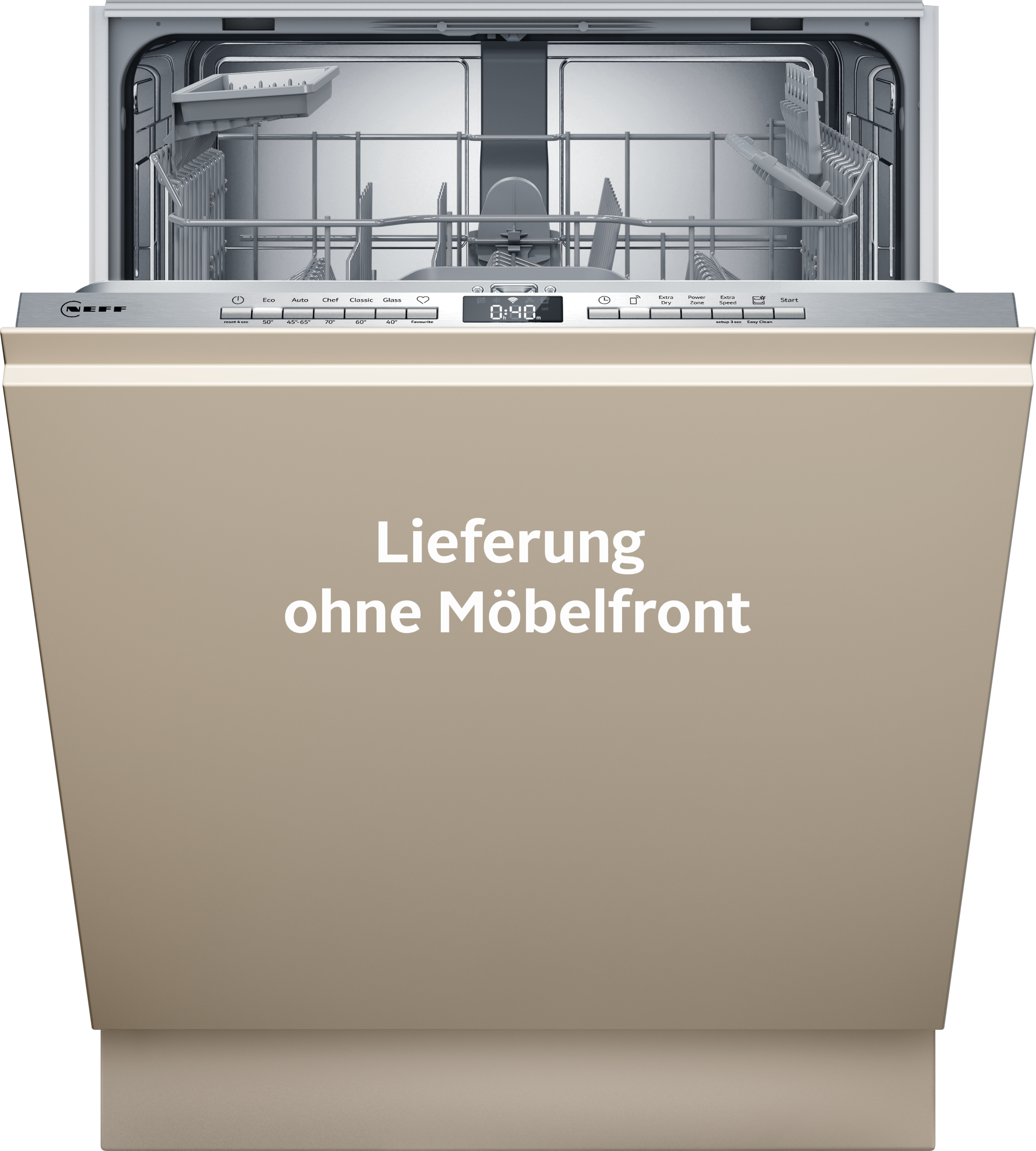 NEFF vollintegrierbarer Geschirrspüler N 50 »S155HTX06E« 13 tlg. Maßgedecke