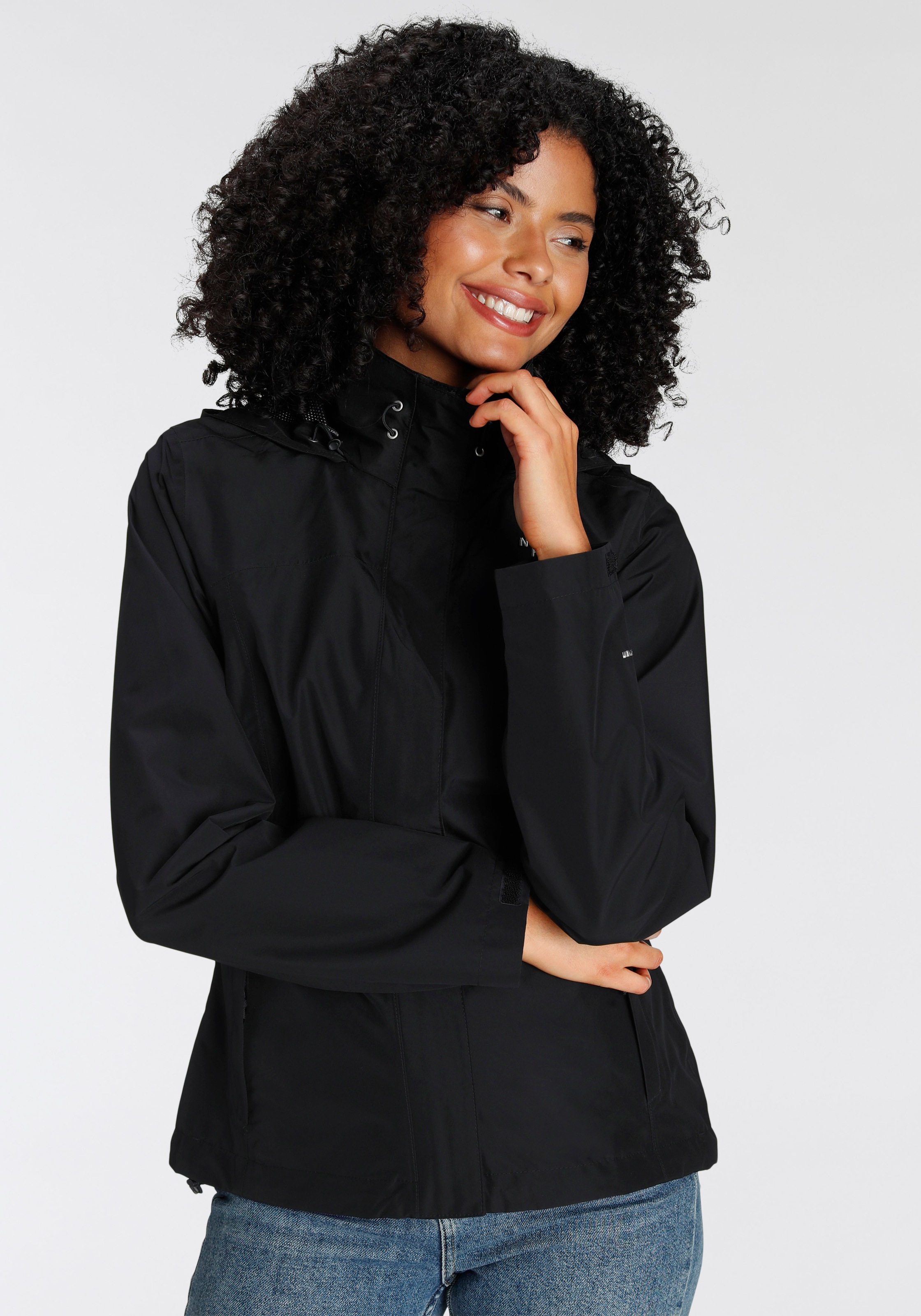 The North Face Funktionsjacke »W SANGRO JACKET - EU«, (1 St.), mit Kapuze, Wasserdicht & Atmungsaktiv