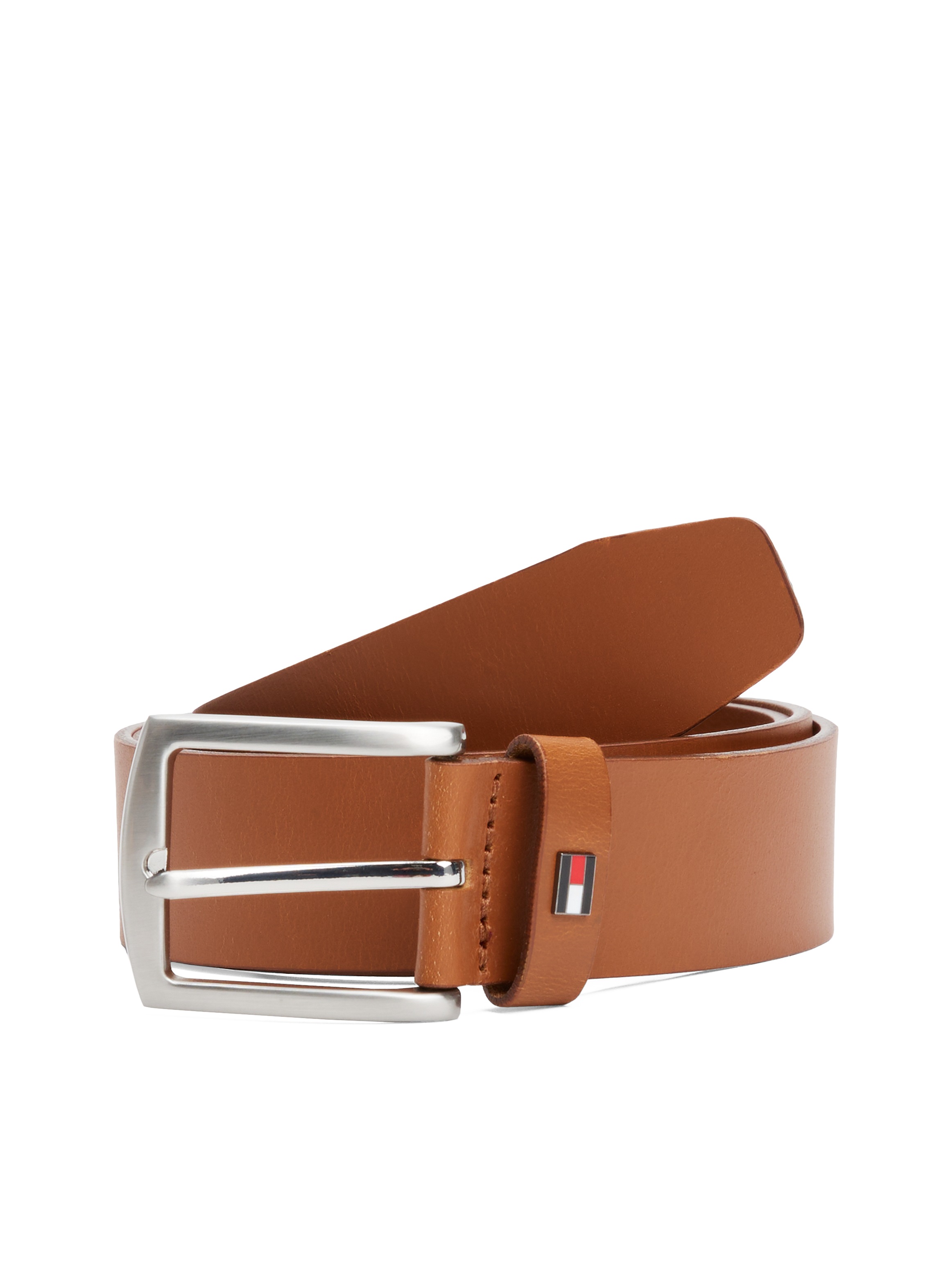 Tommy Hilfiger Ledergürtel »DENTON 3.5 EXT«, Einfachdornschließe, Metalllogo