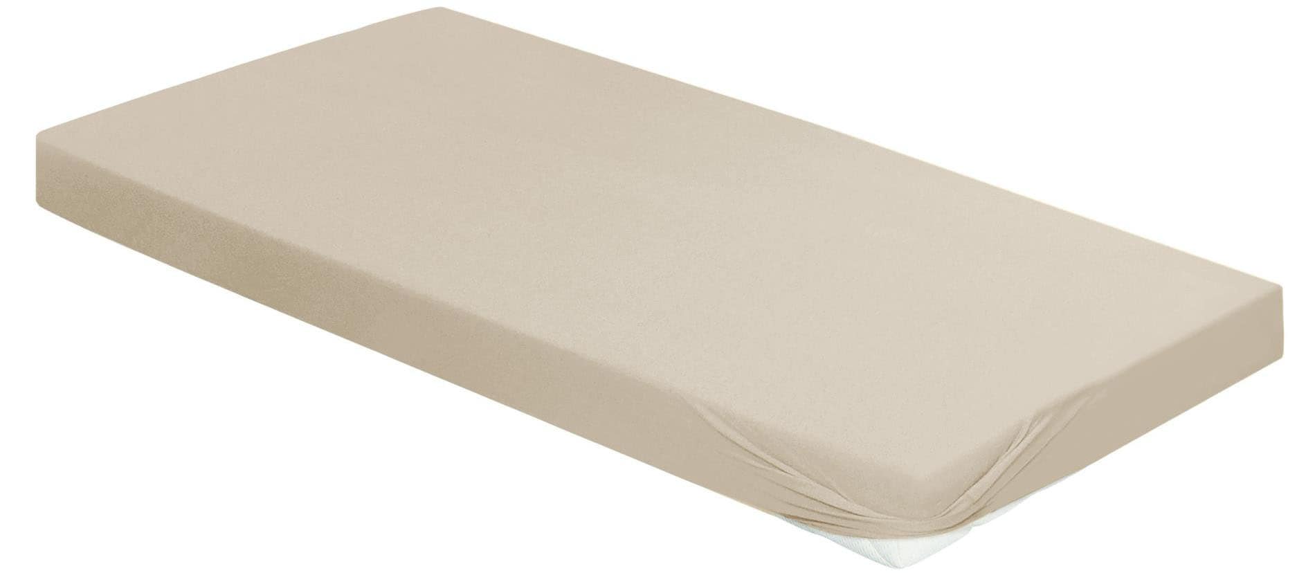 Irisette Spannbettlaken »Porto 20« besonders elastisch in beige, Größe 100-130x200-220 27