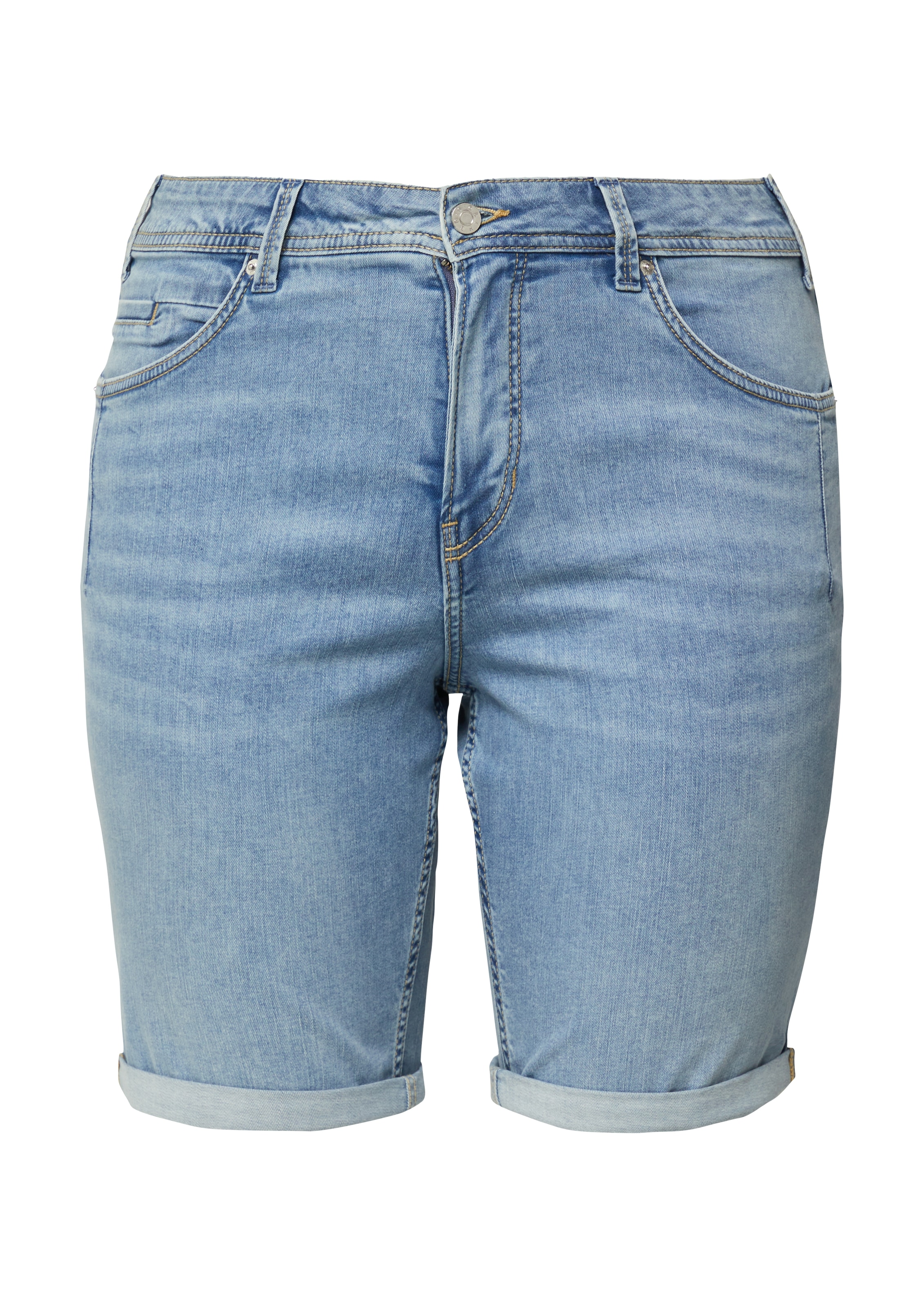 s.Oliver CURVE Jeanshotpants Jeansshorts mit Stretch/Große Größen