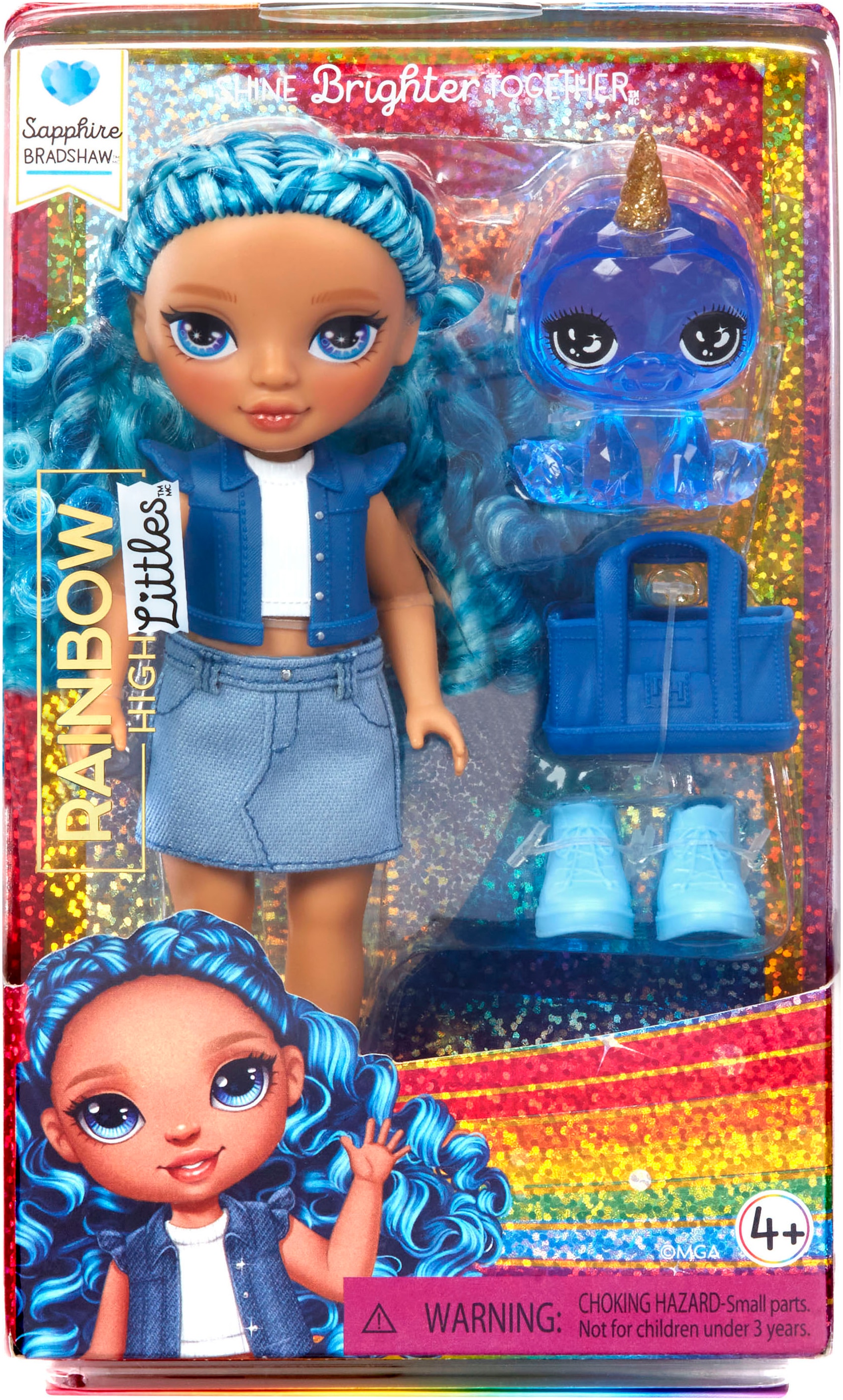 RAINBOW HIGH Anziehpuppe »Rainbow High Littles Dolls - Sapphire (Blue)«