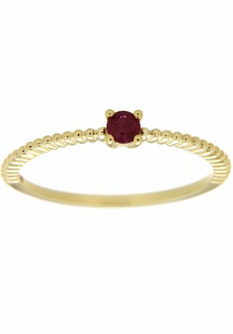 Goldring »Schmuck Geschenk Gold 333 Damenring Goldring Edelstein Farbstein«, mit Rubin