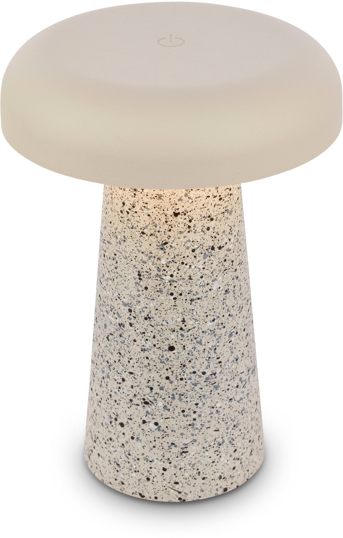 Briloner Leuchten LED Außen-Tischleuchte »CLOUD« LED-Modul 1 Stk. Warmweiß 12x17 cm, Akku tauschbar, Indoor/Outdoor, Wohnzimmer, Flur, Balkon