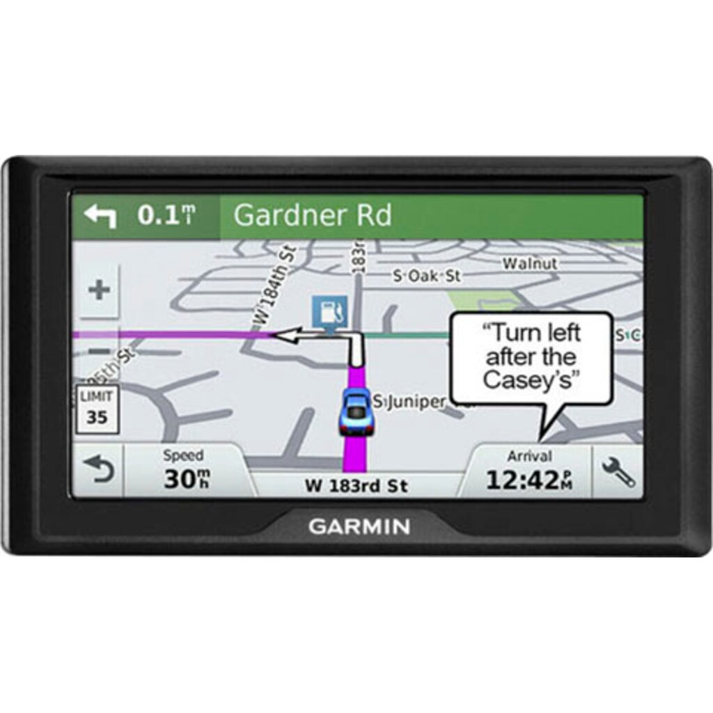 Garmin Navigationsgerät »DRIVE 61 LMT-S EU«, (Europa (46 Länder) inklusive lebenslanger Kartenupdates)