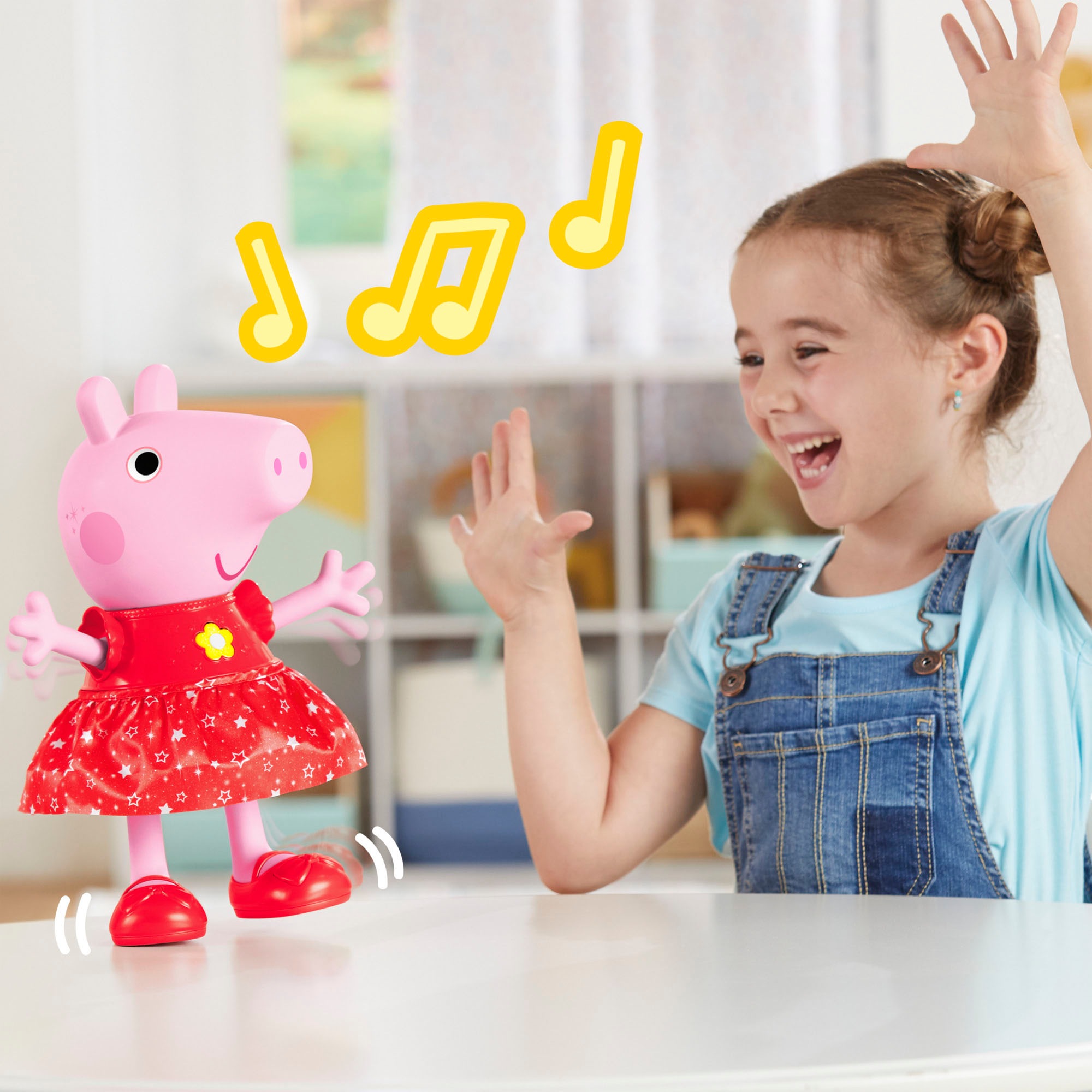 Hasbro Stehpuppe »Peppa Pig, Peppas Matschepfützen-Party«, mit Funktionen