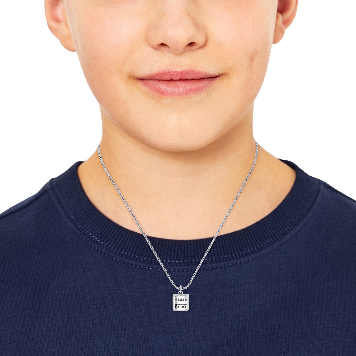 s.Oliver Kette mit Anhänger »Pause/Break«