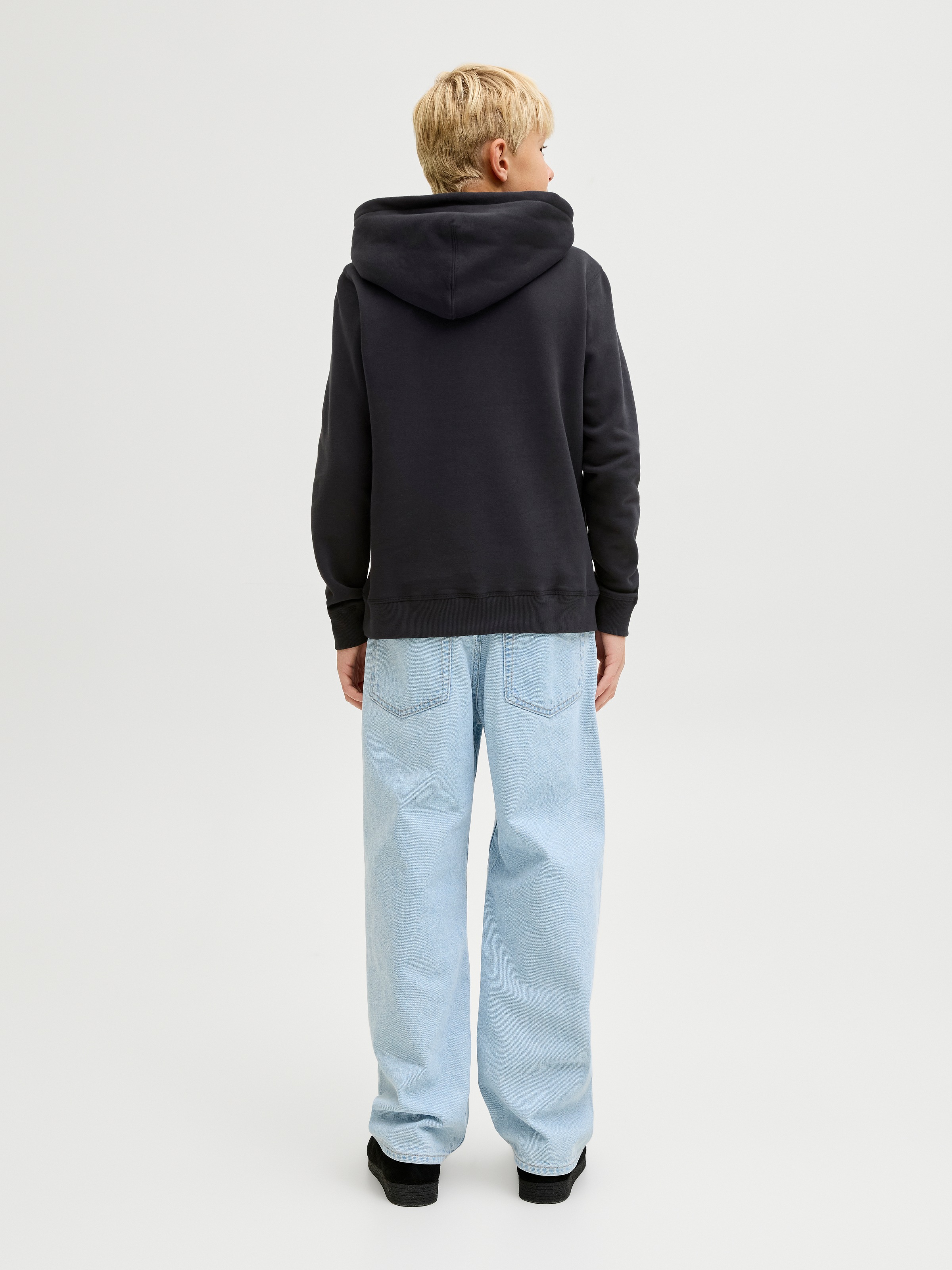 Jack & Jones Junior Kapuzensweatshirt »JORBLEECKER BRANDING SWEAT HOOD BF JNR«
