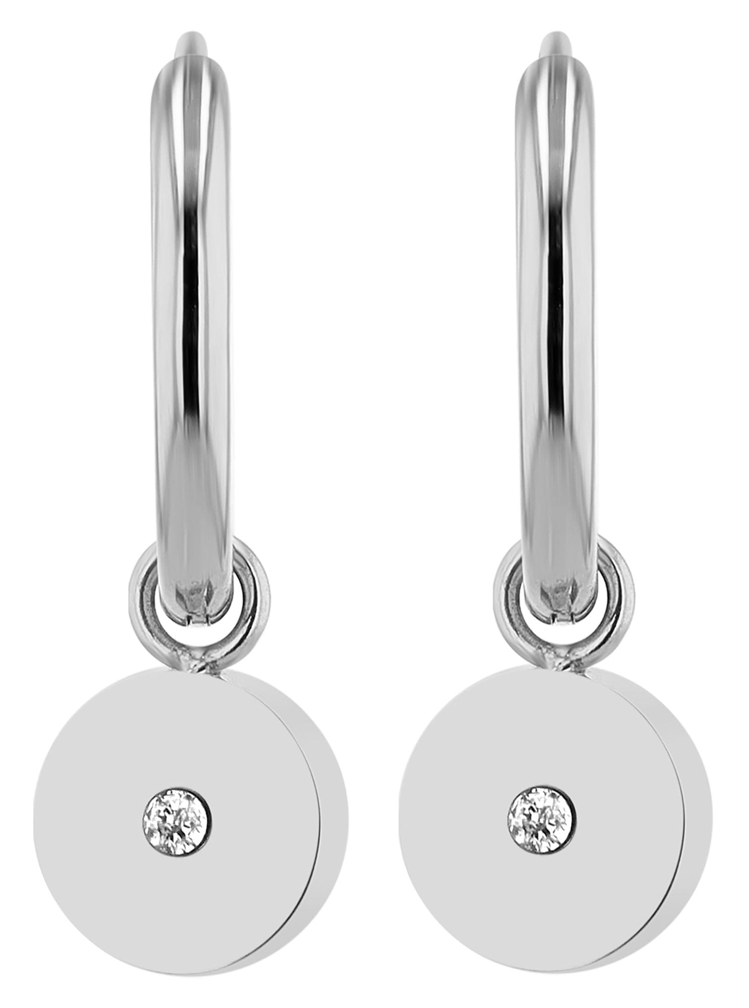 Adelia´s Kettenanhänger »Damen Anhänger ¿ Gravuranhänger aus Edelstahl mit Strass Steinchen«