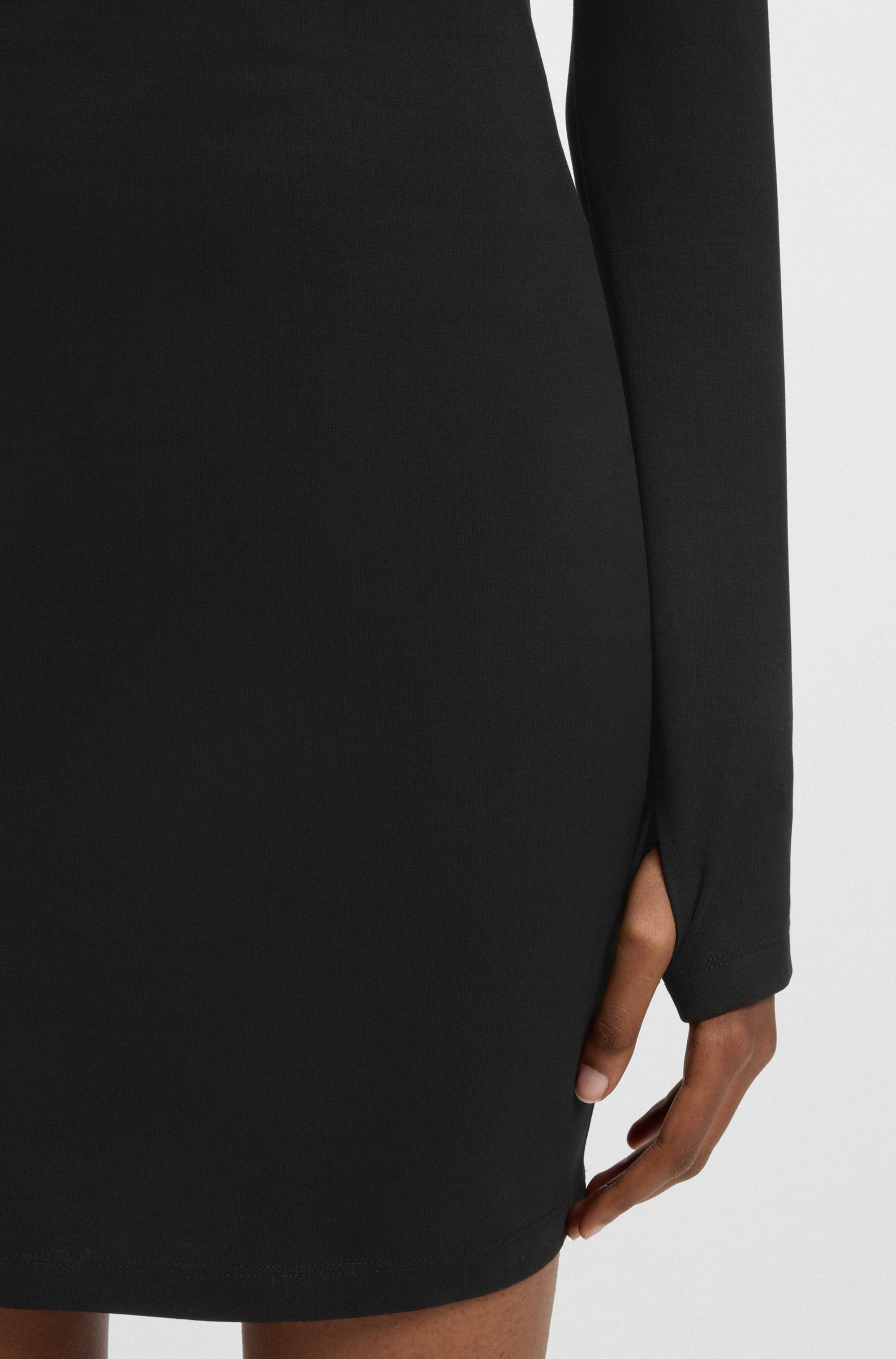 HUGO Blue Jerseykleid »Nilla« mit sportiven Daumenlöchern