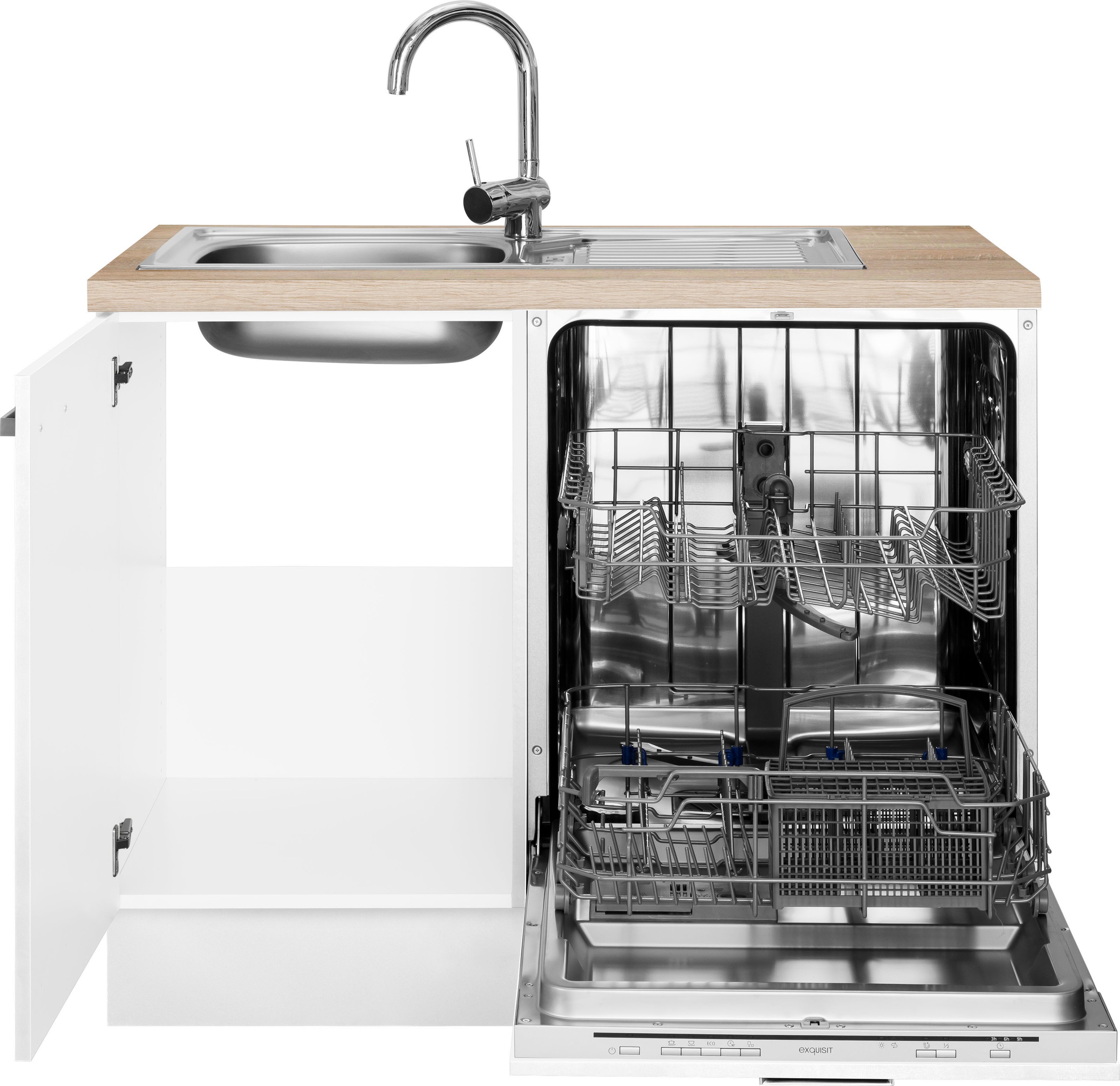 OPTIFIT Winkelküche »Parma«, mit E-Geräten, Stellbreite 215x175 cm