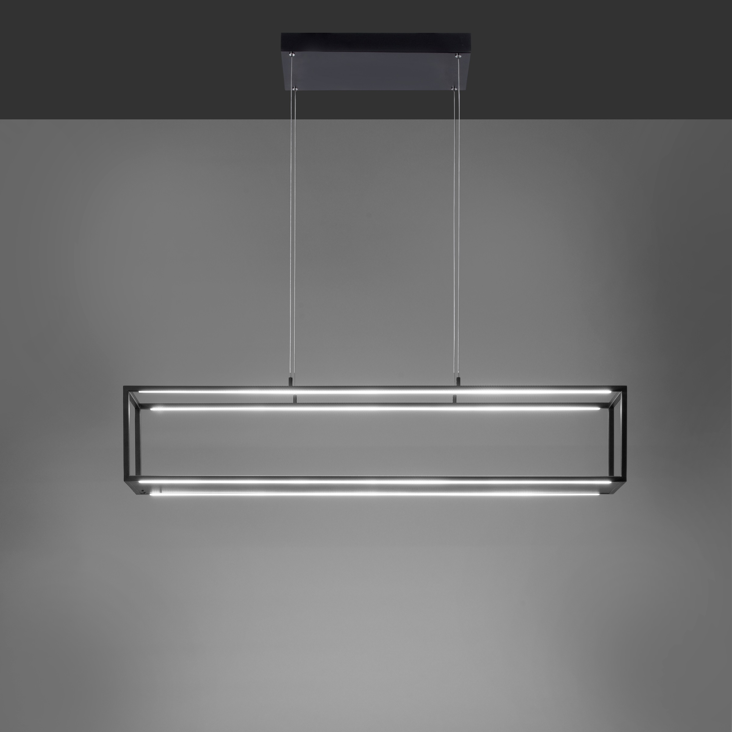Paul Neuhaus Pendelleuchte »CONTURA«, 4 flammig, Leuchtmittel LED-Board | LED fest integriert, LED, dimmbar über Touchdimmer, Memory, nach Trennung vom Netz