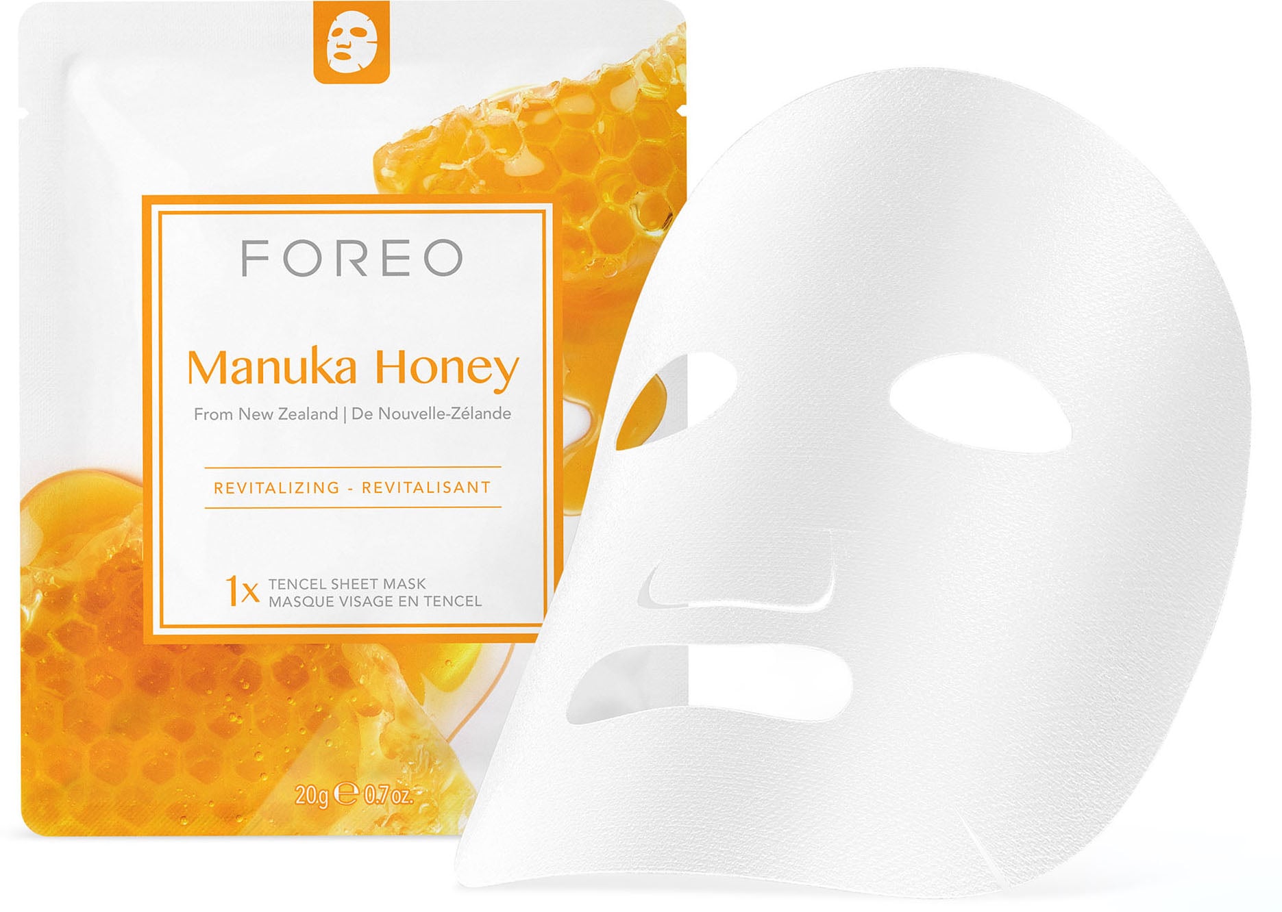 FOREO Gesichtsmaske »Farm To Face Collection Sheet Masks Manuka Honey«, (3 tlg.)