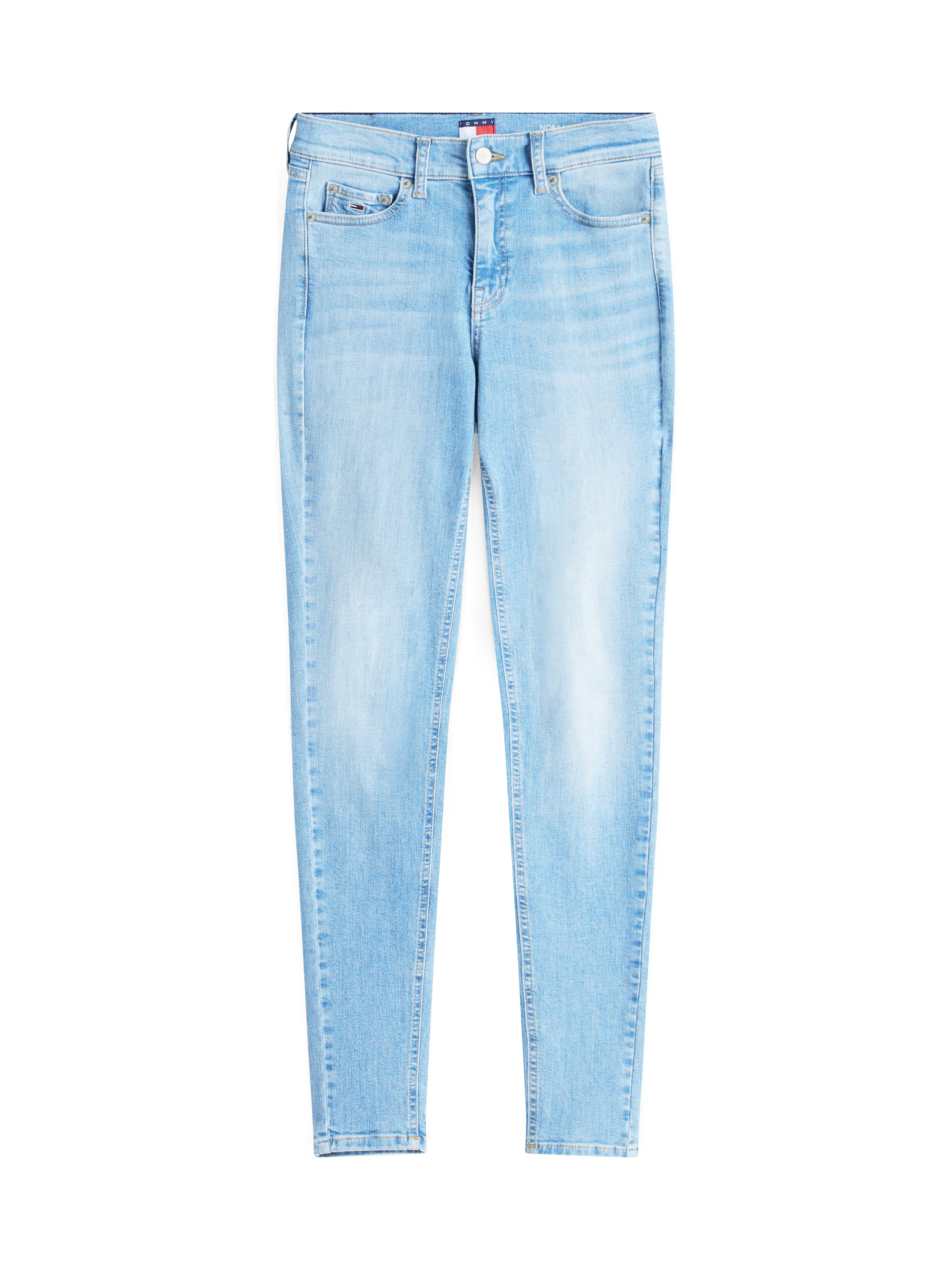 Tommy Jeans Skinny-fit-Jeans »NORA MR SKNY«, mit Waschung, mit Logo-Badge