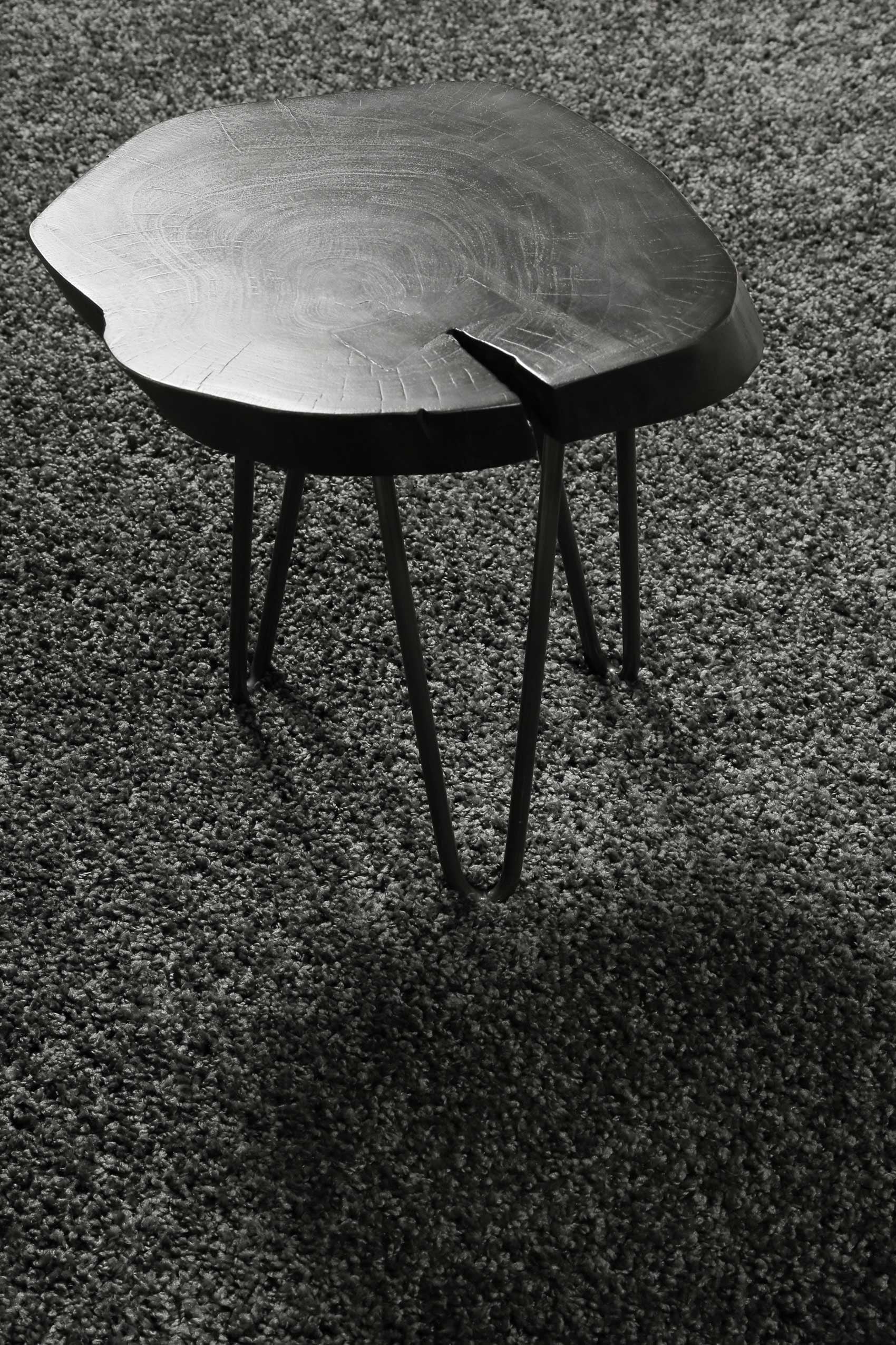 Homie Living Teppich »Gino«, rechteckig, 30 mm Höhe, Hochflor, gewebt, weich, uni, Wohnzimmer, Schlafzimmer, waschbar