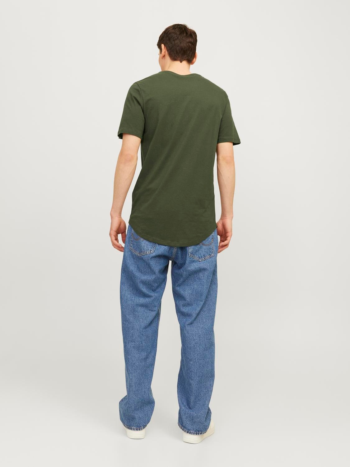 Jack & Jones T-Shirt »JJENOA TEE SS CREW NECK 5PK MP NOOS«, (Packung, 5 tlg., 5er-Pack)