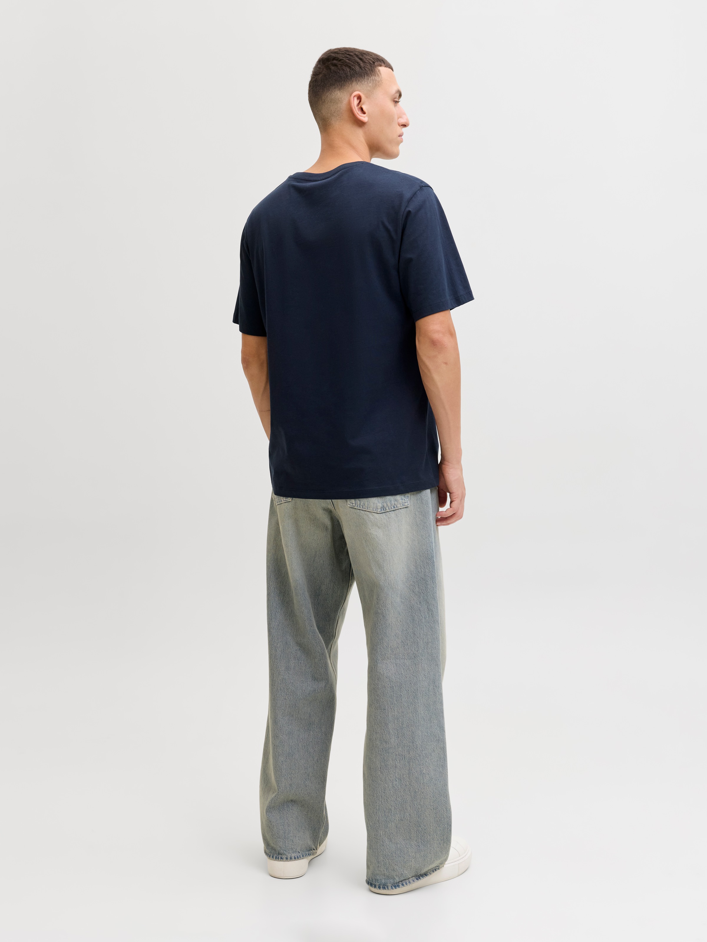 Jack & Jones Kurzarmshirt »JJEJEFF LOGO TEE SS SN« mit Logoprint