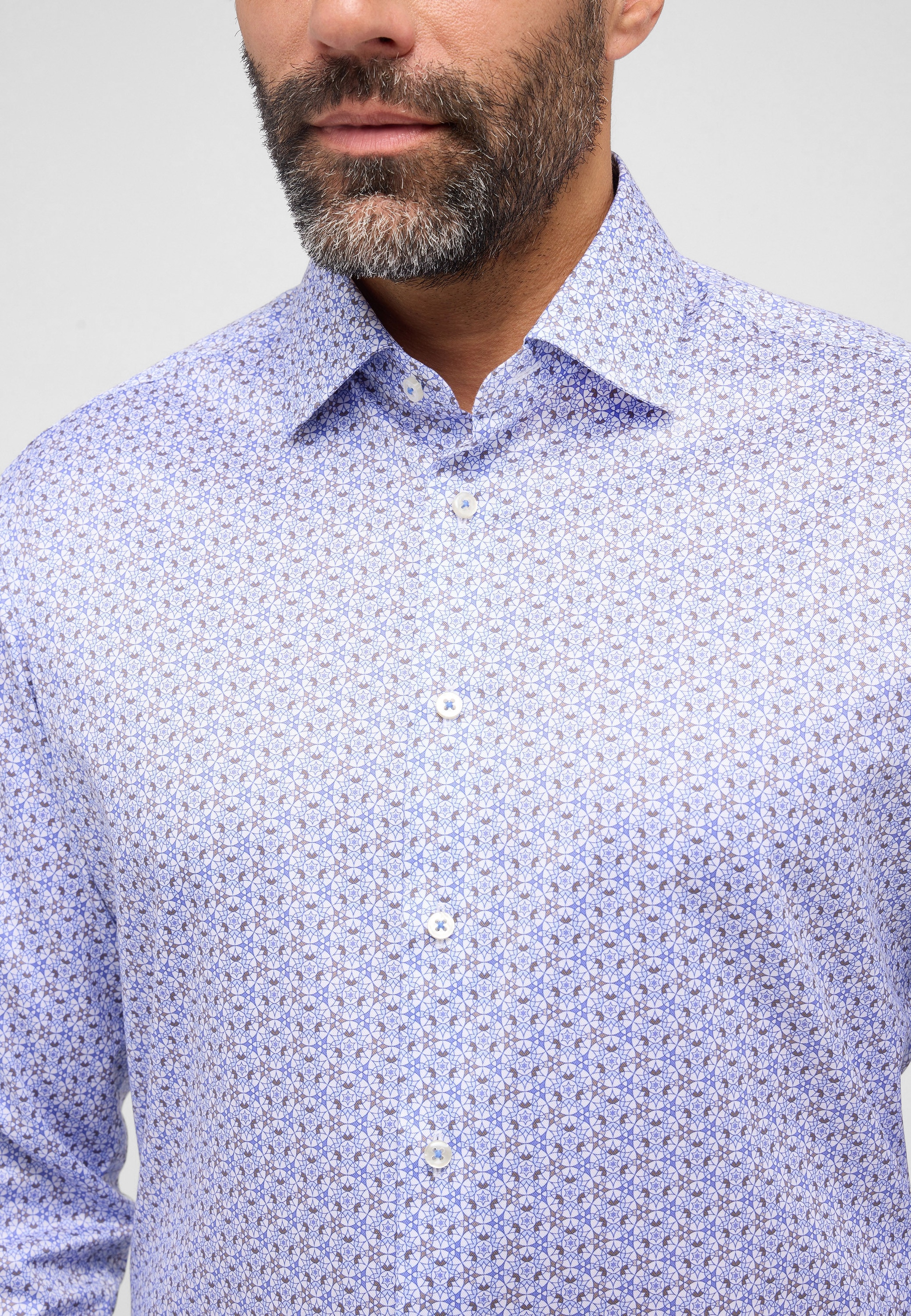 Eterna Langarmhemd »MODERN FIT«, NON IRON (bügelfrei)