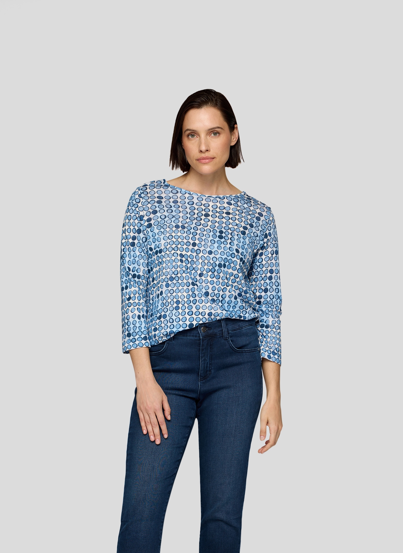 Rabe 3/4-Arm-Shirt, mit All-Over Print