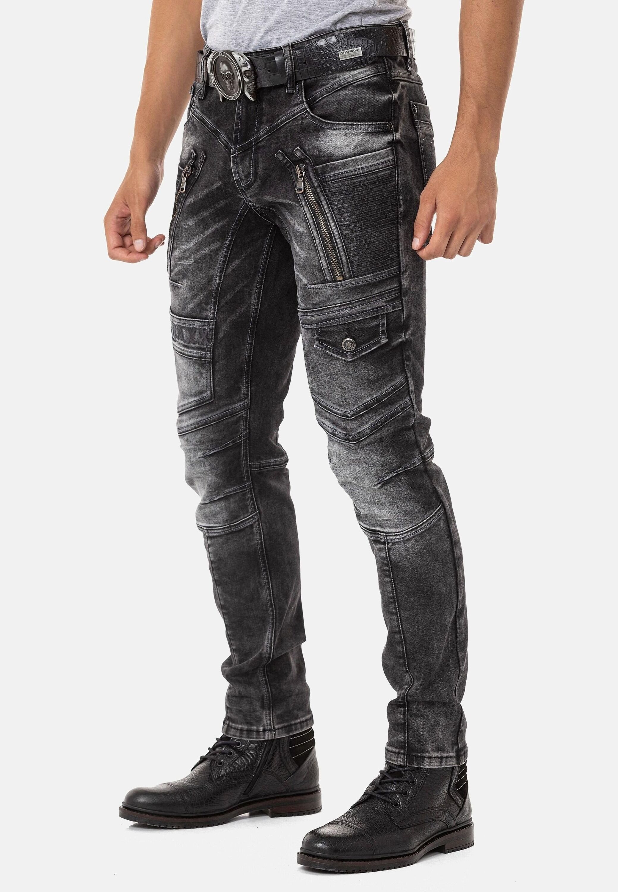 Cipo & Baxx 5-Pocket-Jeans »Cipo & Baxx Jeans« Jeans im Used-Look