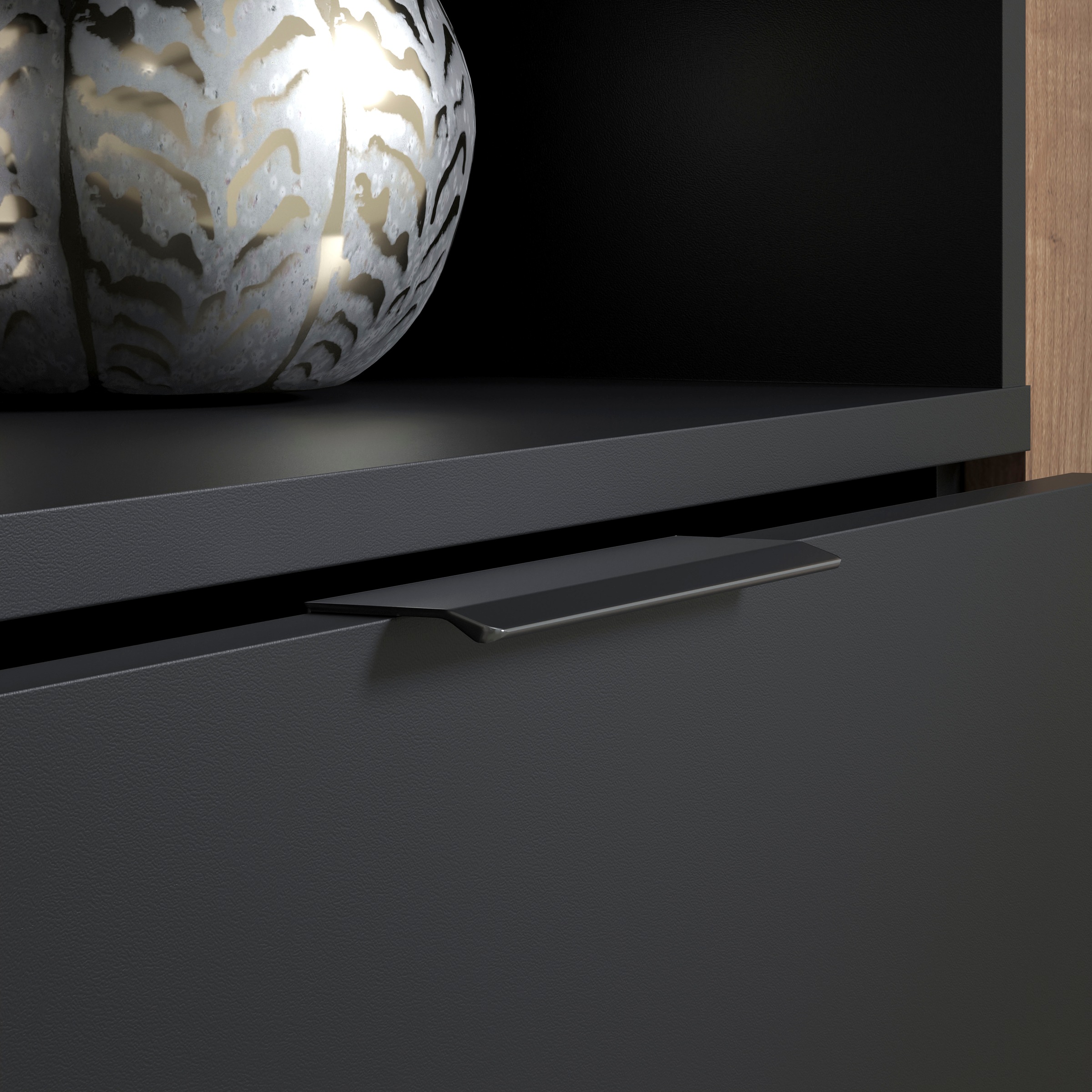 INOSIGN Sideboard »Kriens«, Anrichte mit 7 Fächern und 2 Schubladen, B/H 227/ 78 cm