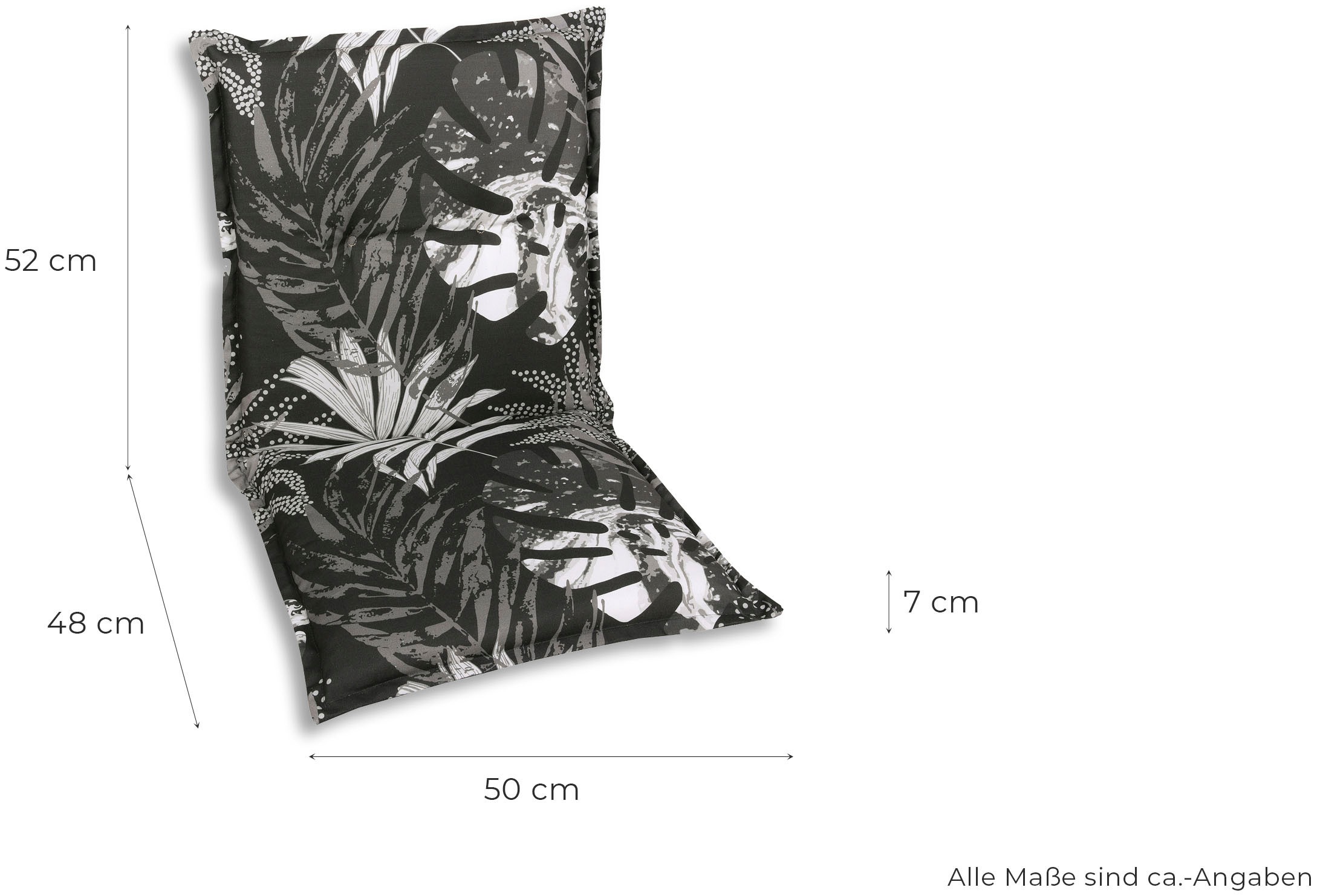 GO-DE Sesselauflage 110x50 cm