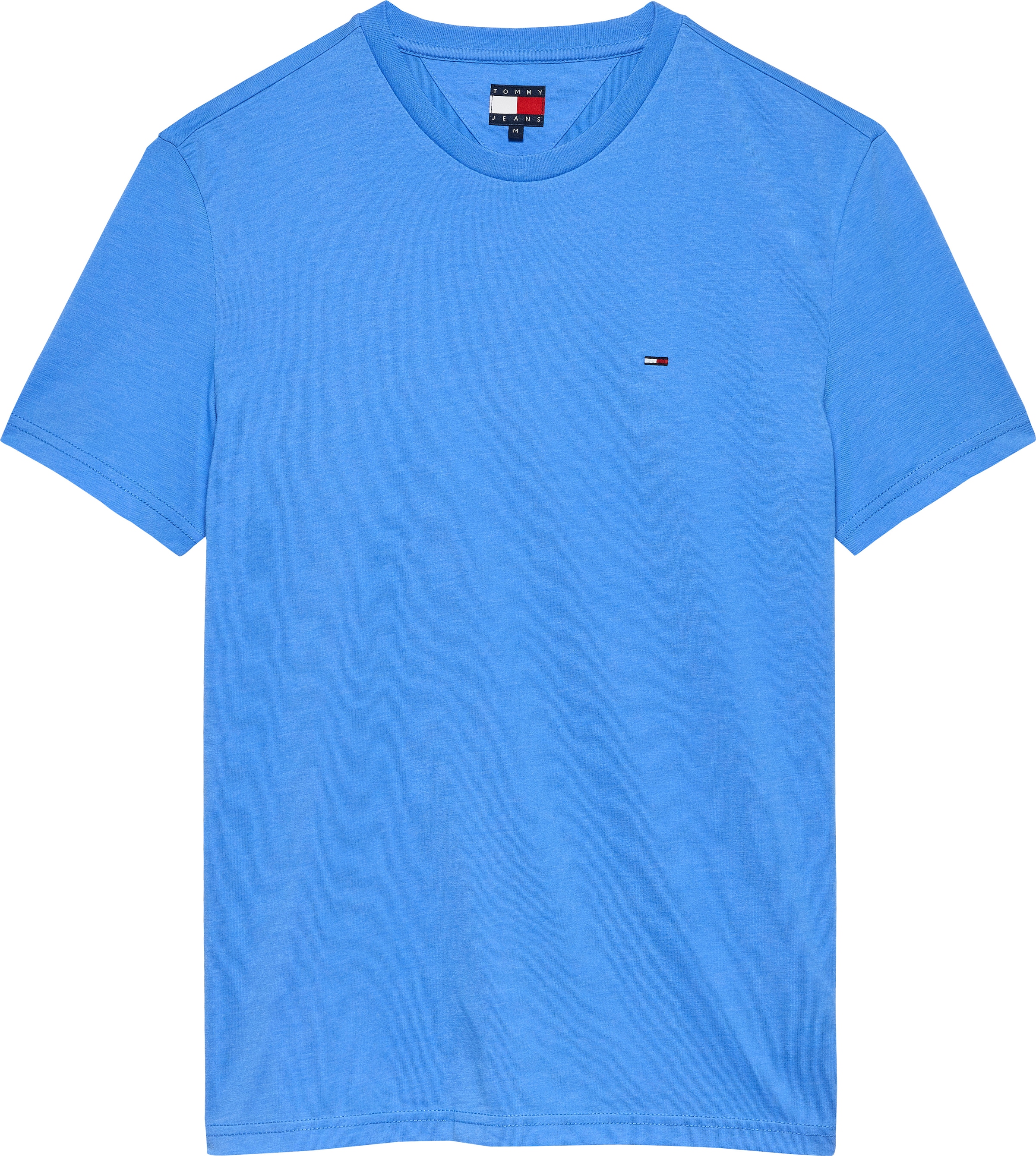 Tommy Jeans T-Shirt »TJM XSLIM JASPE HTR TEE EXT«, Mit Rundhalsausschnitt