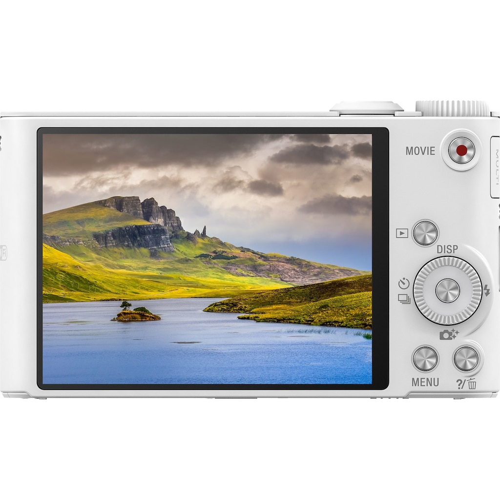 Sony Superzoom-Kamera »Cyber-Shot DSC-WX350«, 25mm Sony G, 18,2 MP, 20 fachx opt. Zoom, WLAN (Wi-Fi)