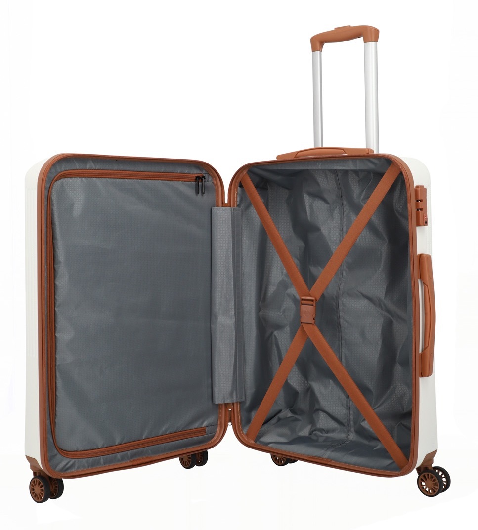 travelite Hartschalen-Trolley »BALI Reisekoffer Hartschale« 65 l 4 Rollen TSA-Schloss – robustes Reisegepäck