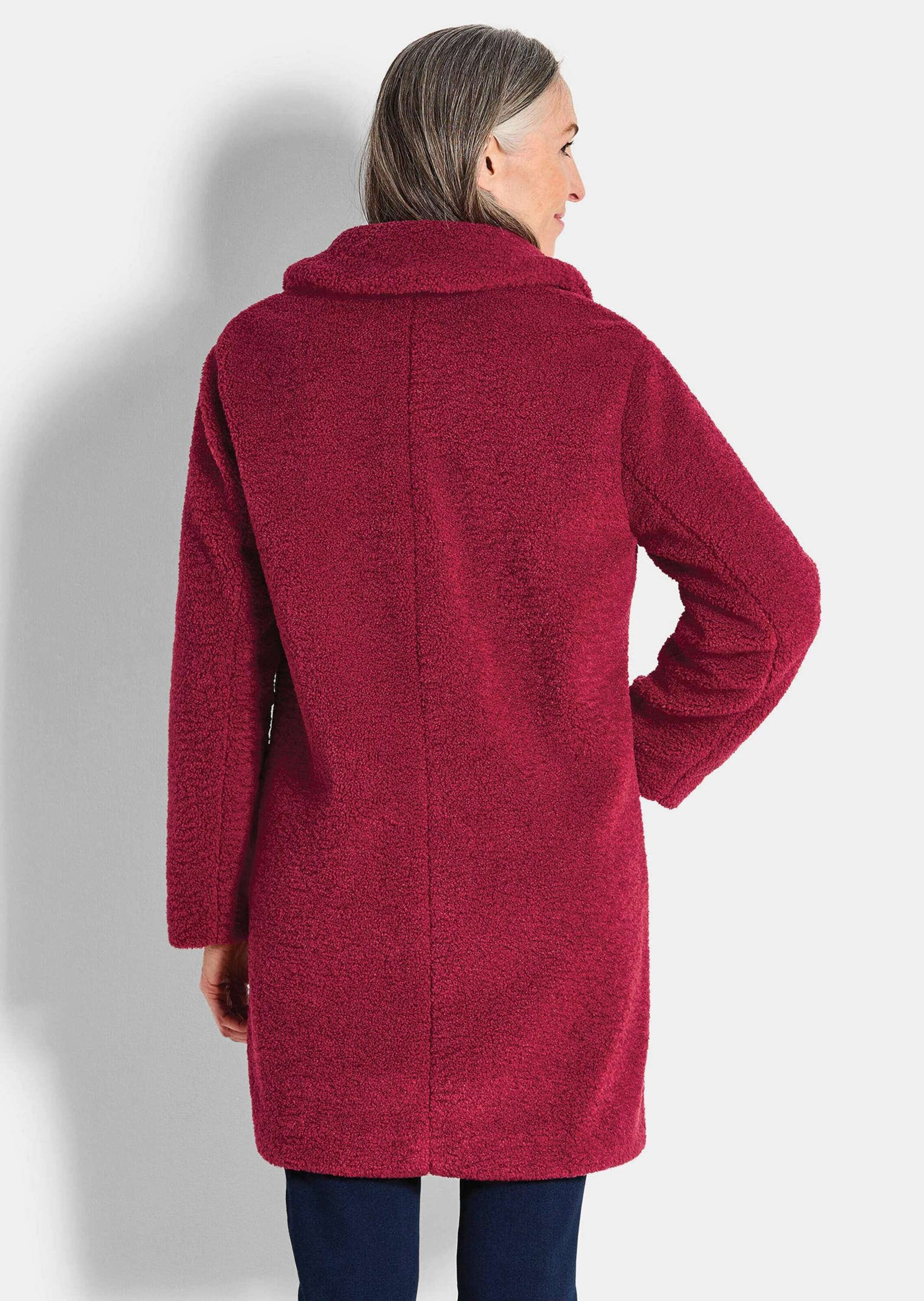 GOLDNER Winterjacke »Teddy-Mantel aus weichem Plüsch«