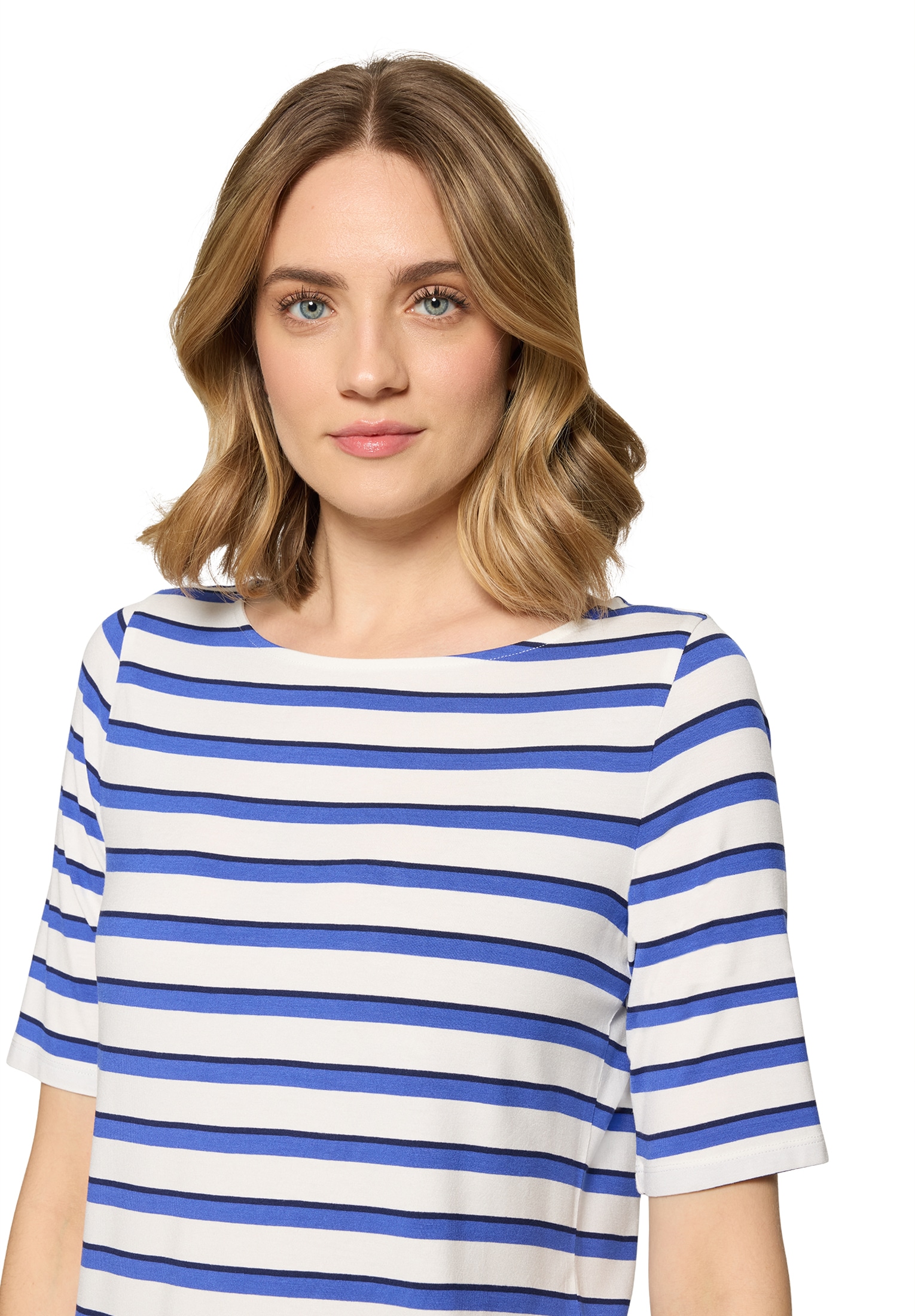 Betty Barclay 3/4-Arm-Shirt »Ringelshirt mit U-Boot-Ausschnitt«