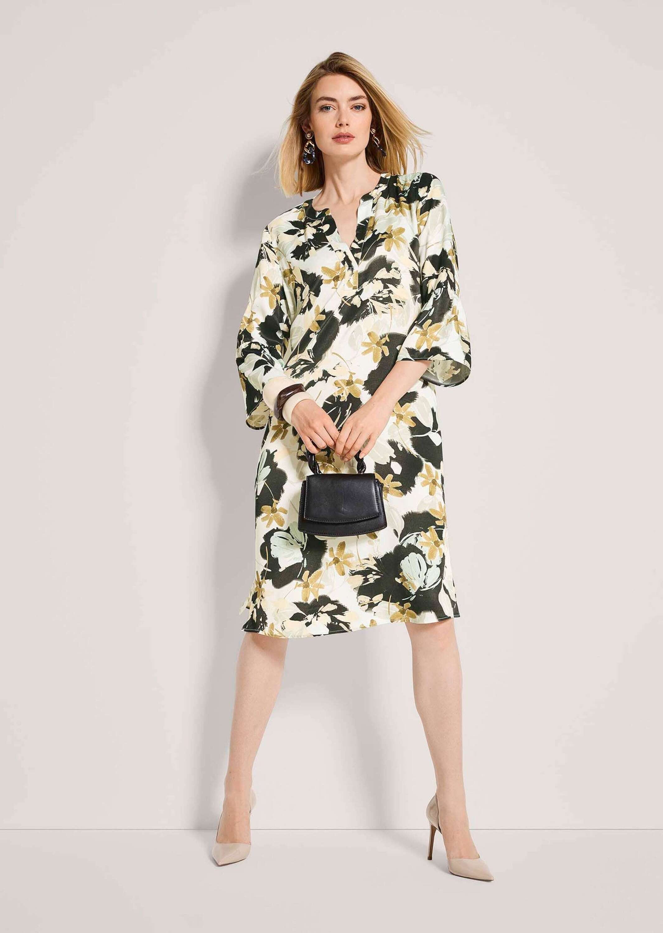 MADELEINE Sommerkleid »Viskosekleid Print-Kleid mit Volants«