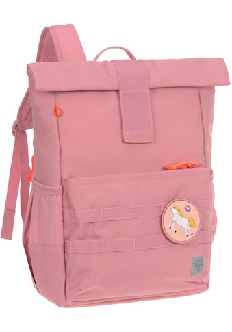 Kinderrucksack »Medium Rolltop Backpack, pink«, Reflektoren