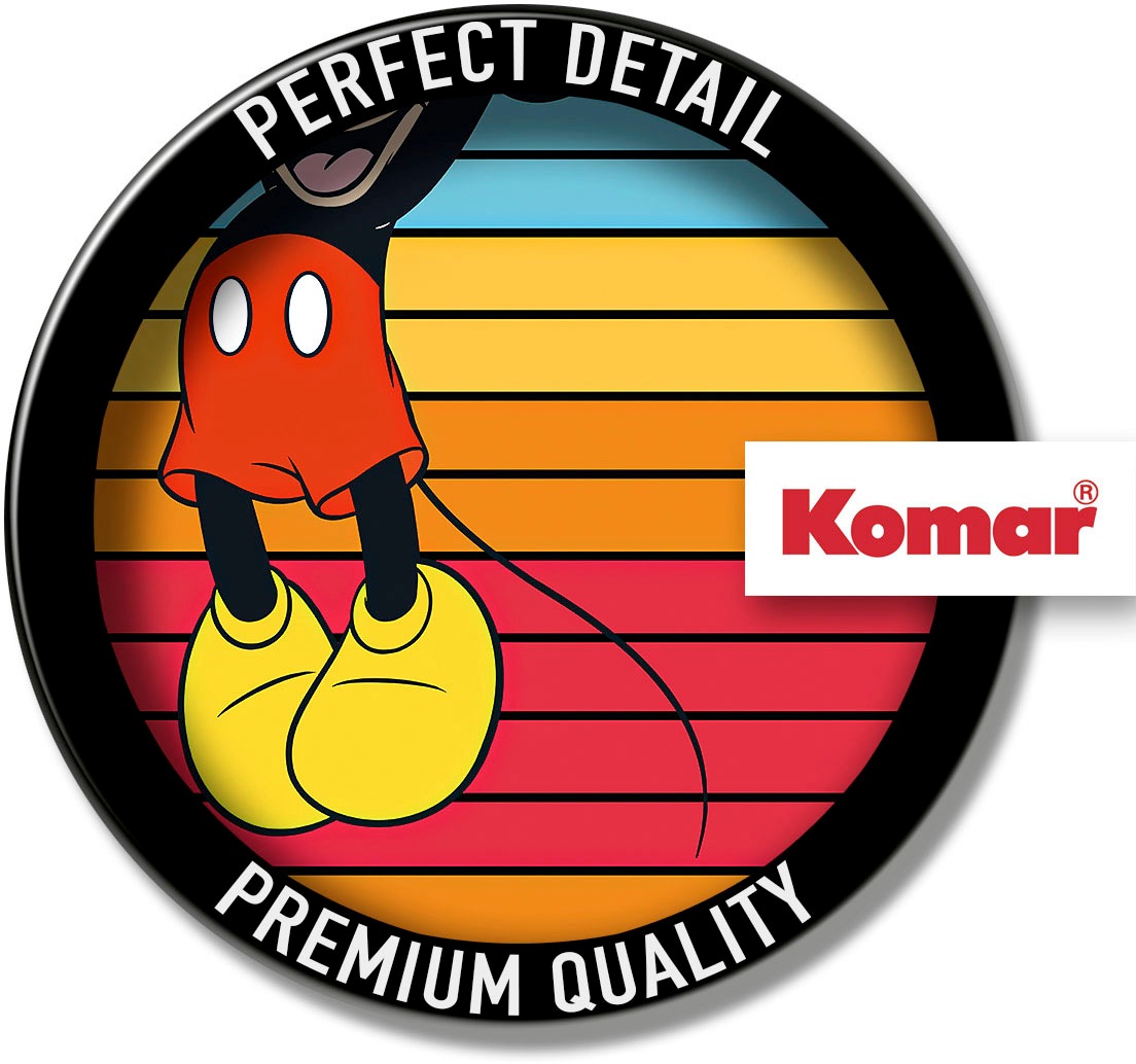 Komar Vliestapete »Digitaldruck Vlies -  Mickey Magic Rainbow - Größe 300 x 250 cm« bedruckt glatt Kinderzimmer