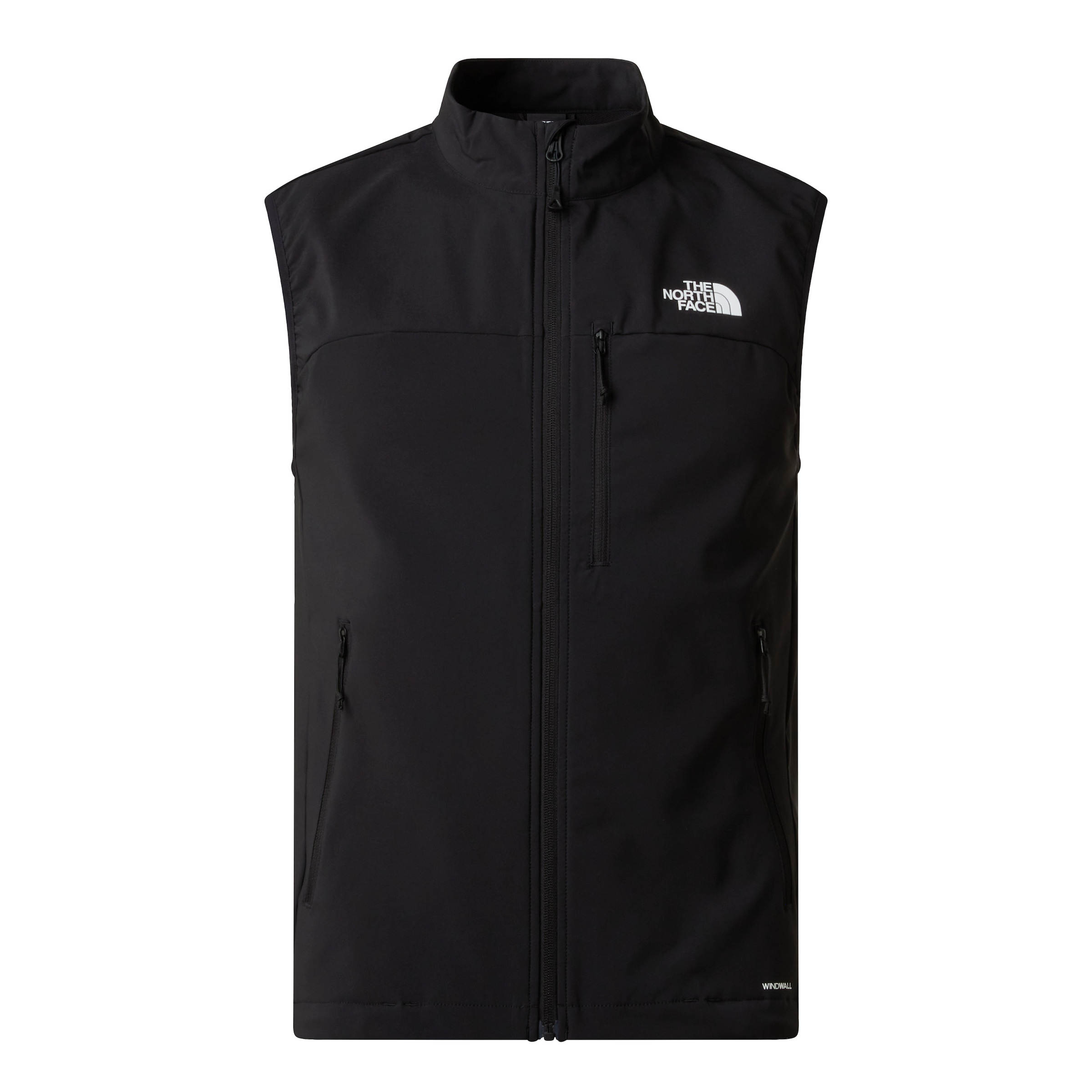The North Face Softshellweste »M NIMBLE VEST 2« aus atmungsaktivem Softshellmaterial, mit WindWall™-Gewebe