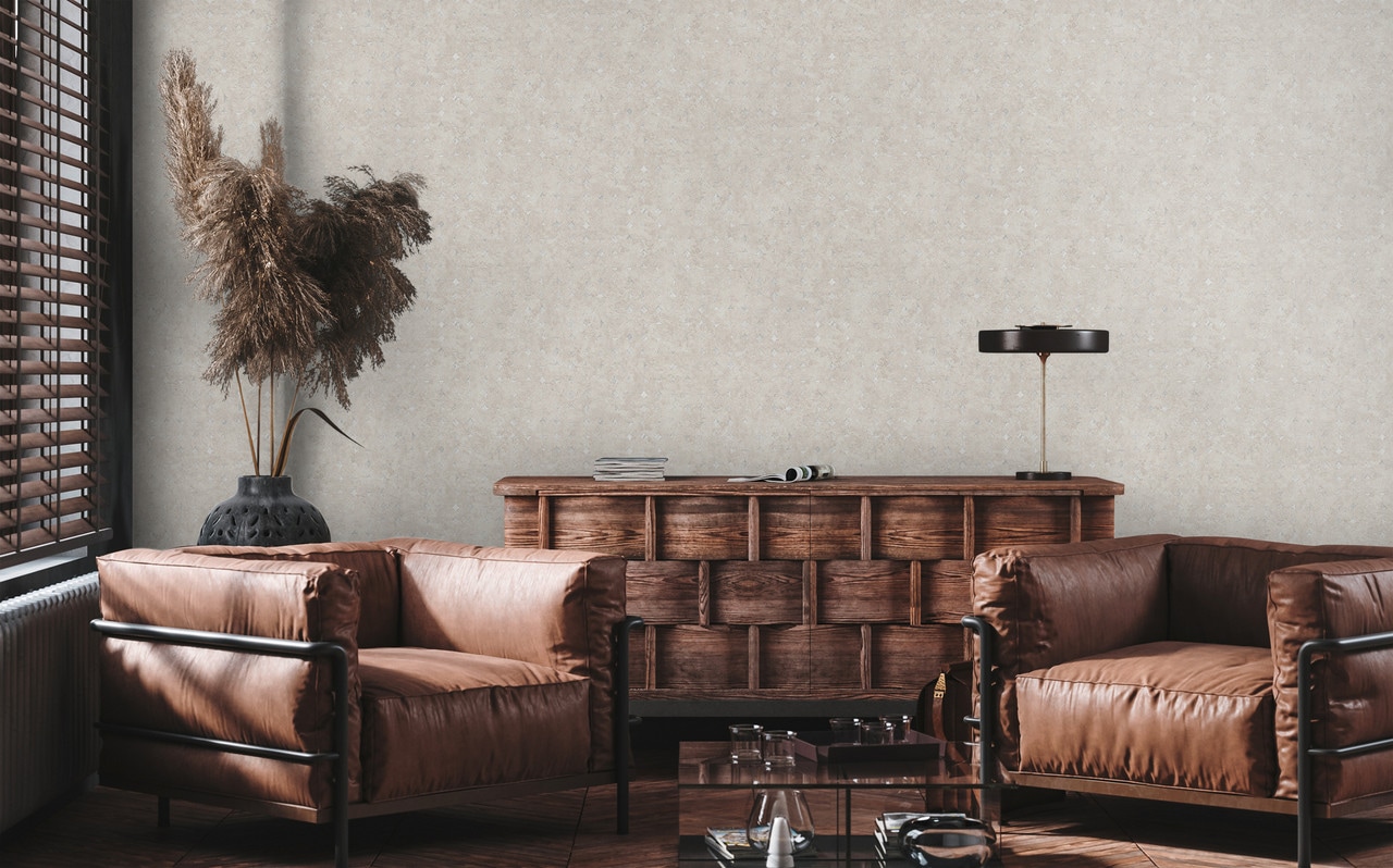 living walls Vliestapete »Stories of Life Betonoptik Muster-Tapete Beige Silber« Motiv | geometrisch | grafisch aufgeschäumt Industrial Vliestapete für Wohnzimmer Tapeten Wohnzimmer Schlafzimmer