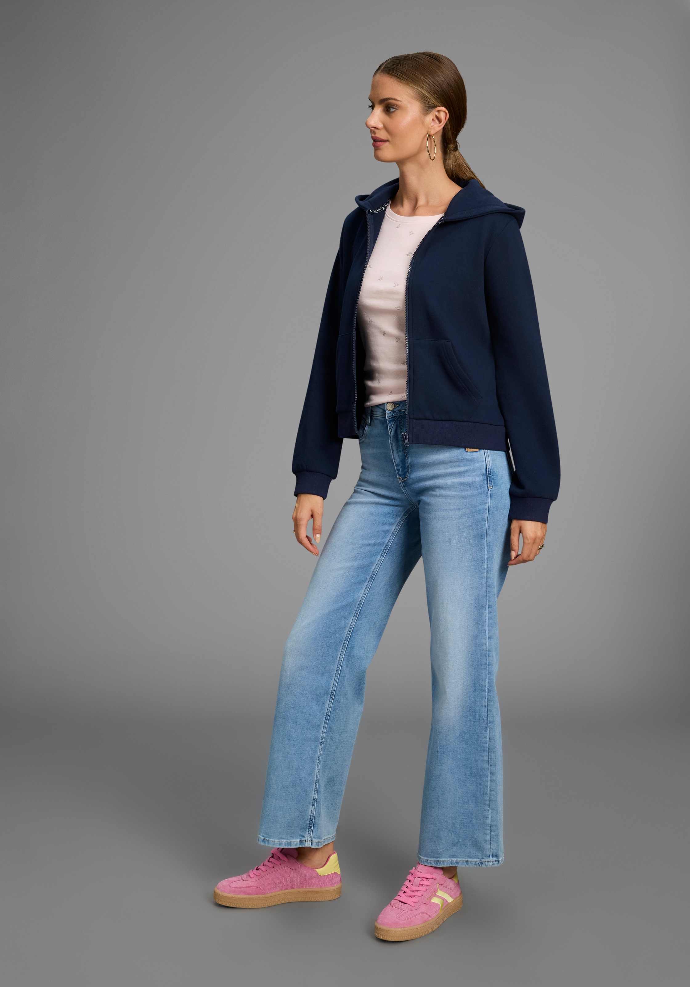 DELMAO Kapuzensweatjacke