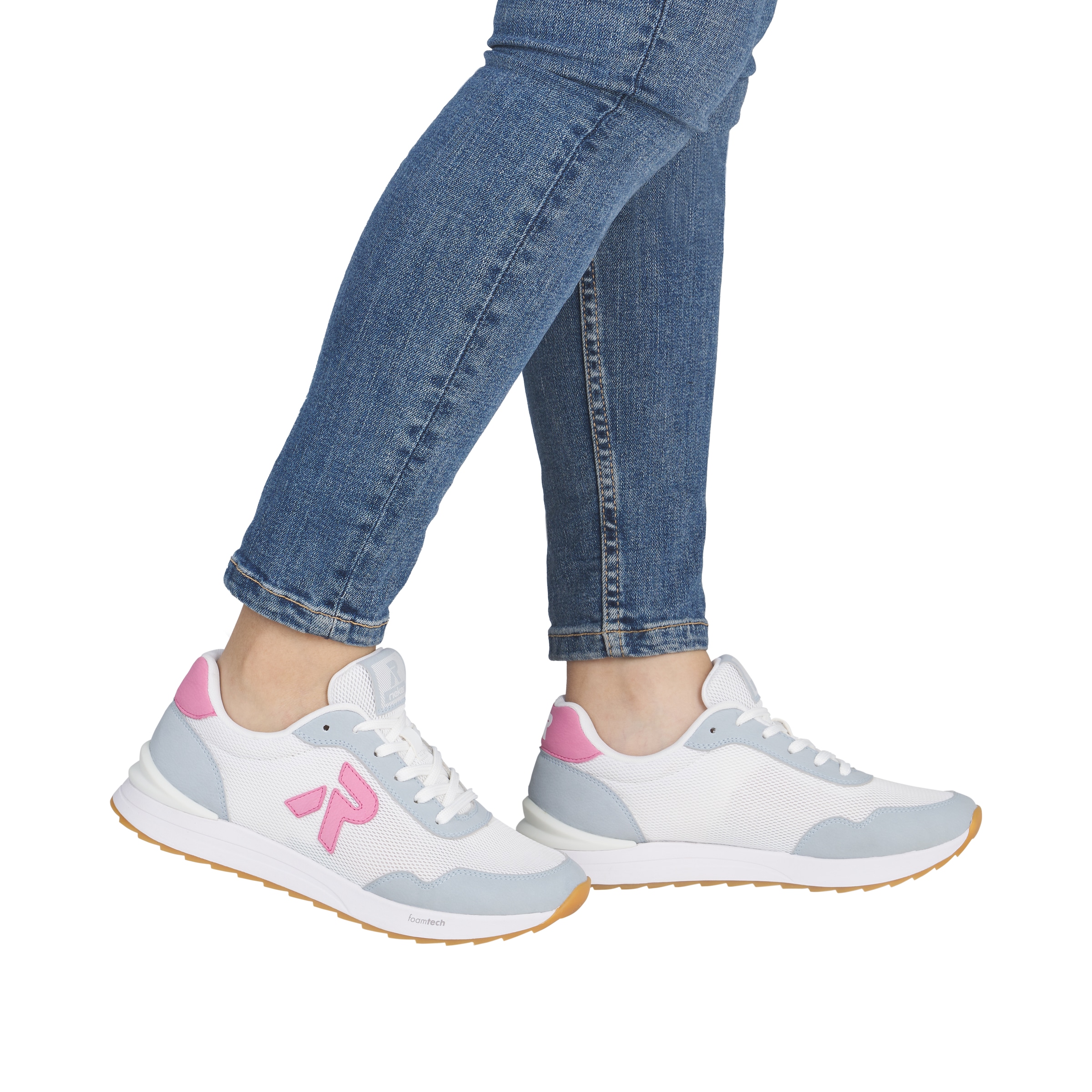 RIEKER Sport Sneaker  Schnürschuh, Halbschuh, Freizeitsneaker mit leichter Laufsohle